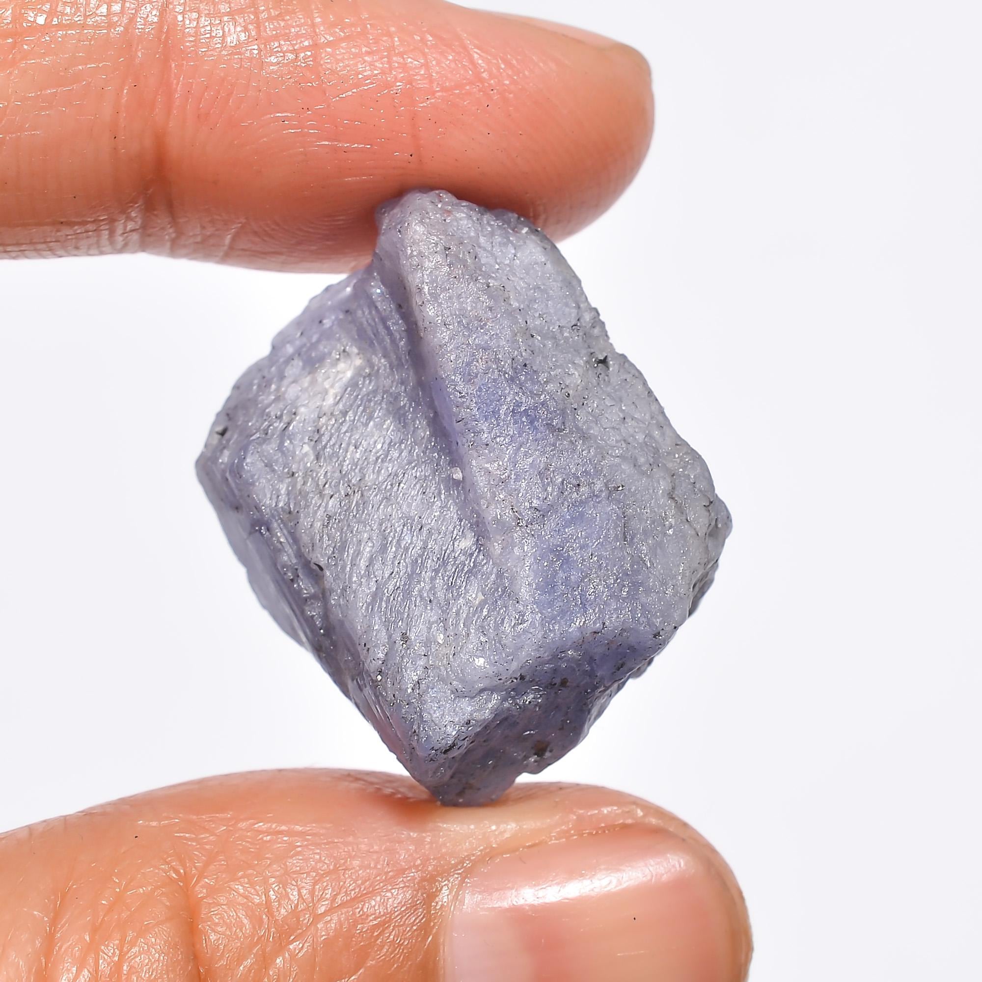 Natural Tanzanite Raw Gemstone, Natural Tanzanite For Jewelry Making Supplies, Loose Tanzanite Rough Chips, AAA+ Quality - image 2
