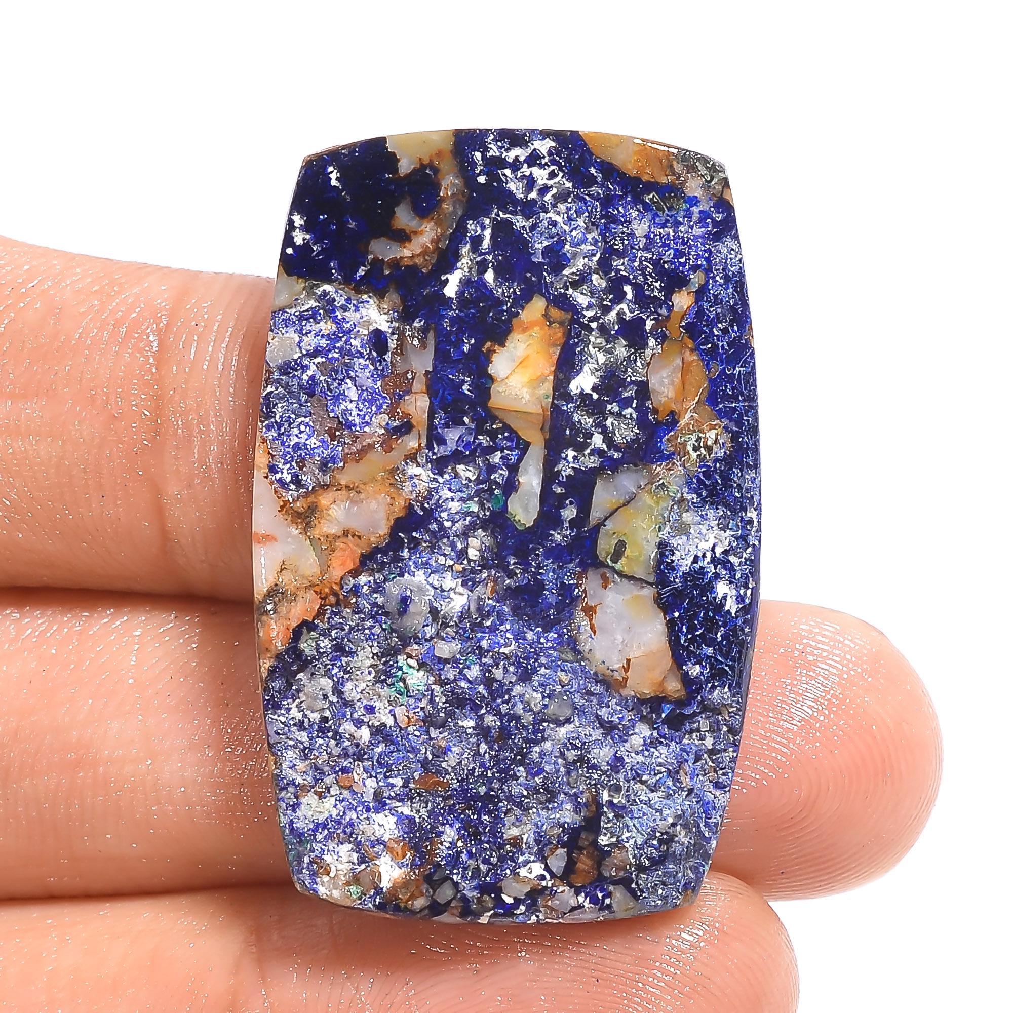 AAA Azurite Malachite Druzy Gemstone: Rare Loose Gem for Jewelry - image 2