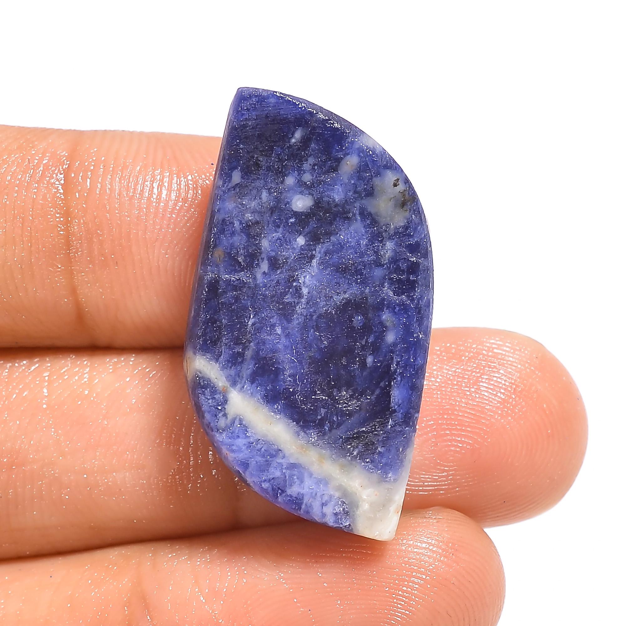 AAA Sodalite Druzy Gemstone Cabochon, Jewelry Making Supply. - image 3