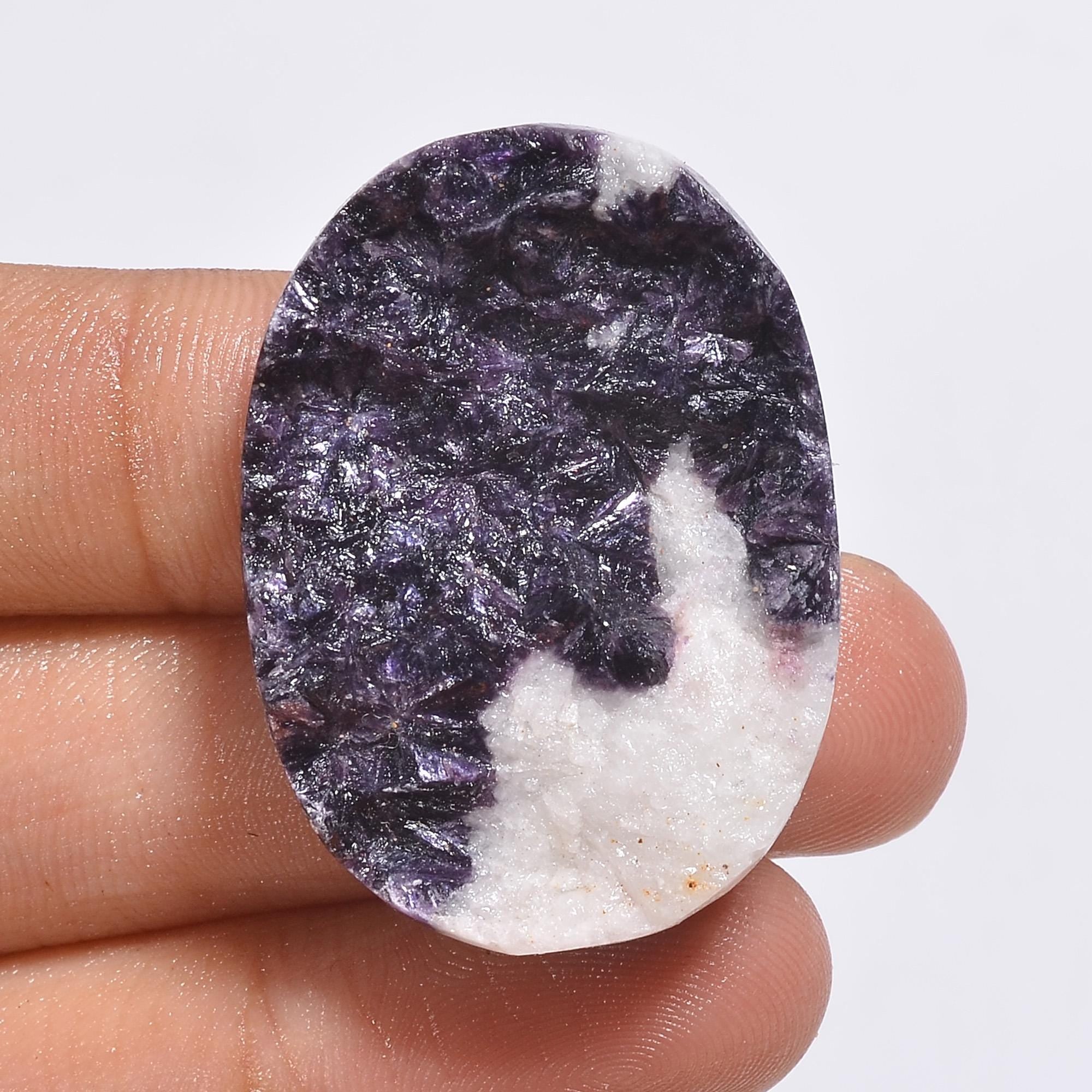 AAA Lepidolite Druzy Gemstone, Raw Pendant Stone, Jewelry Making. - image 4