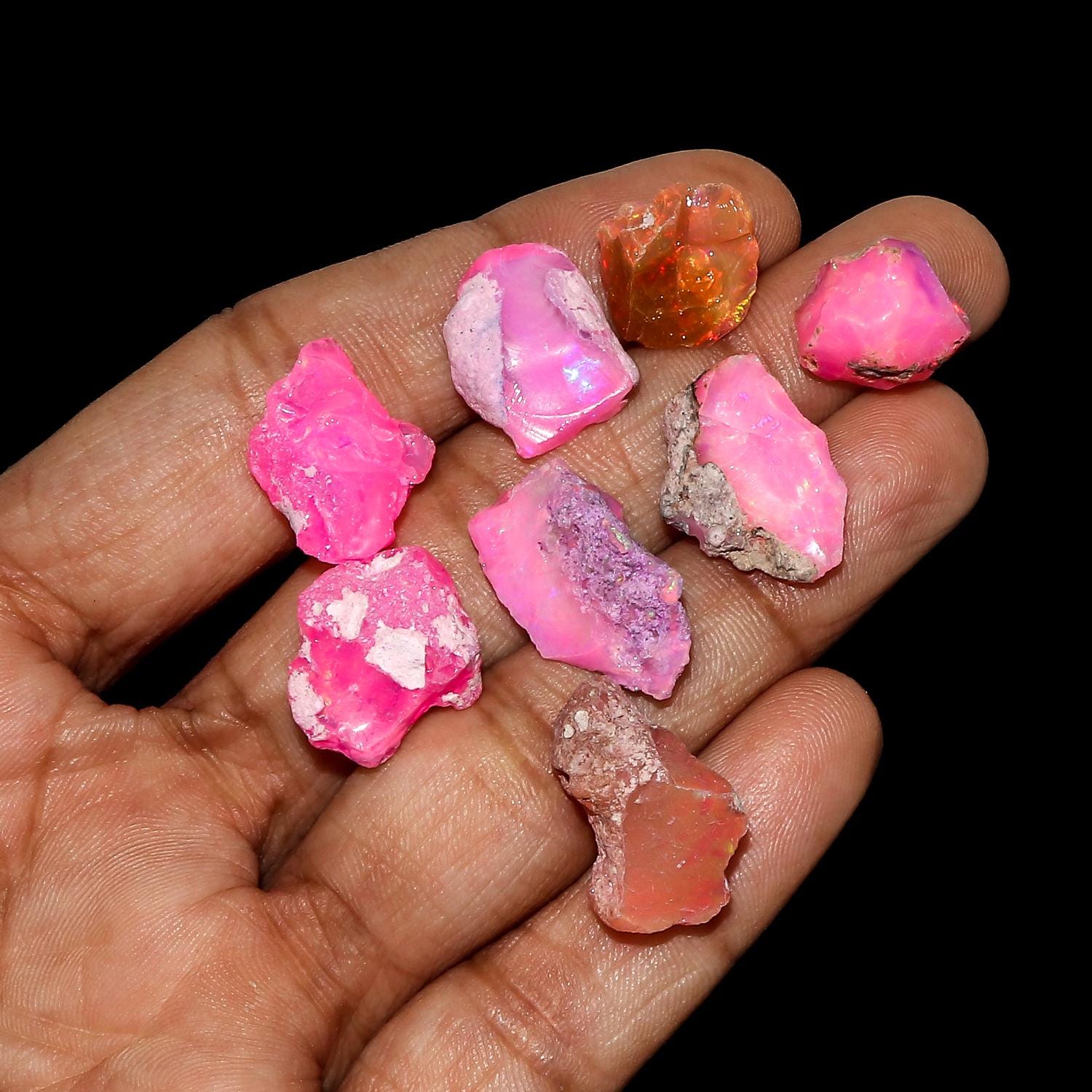 Raw Ethiopian Opal Crystals, AAA Grade Gemstone, Reiki Healing Crystal - image 3