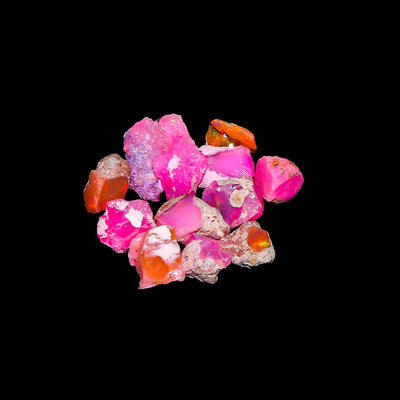 Pink Raw Ethiopian Opal Crystals – Smoked AAA Fire Opal Parcel For Jewellery Making