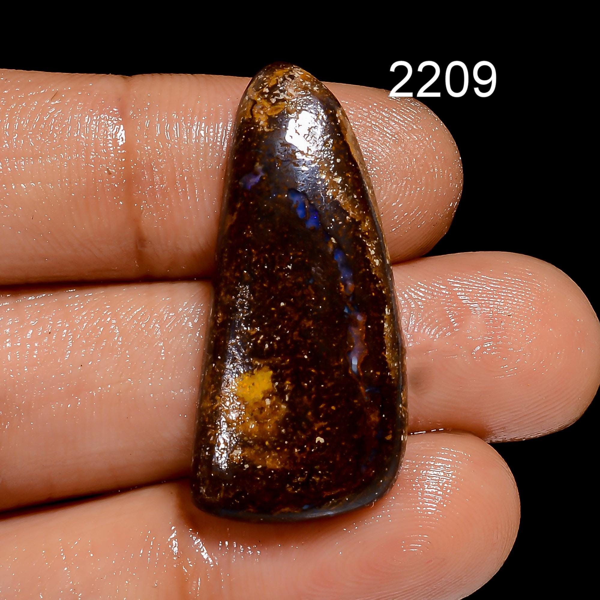 Natural Boulder Opal Cabochon, AAA Quality Loose Gemstone - image 4