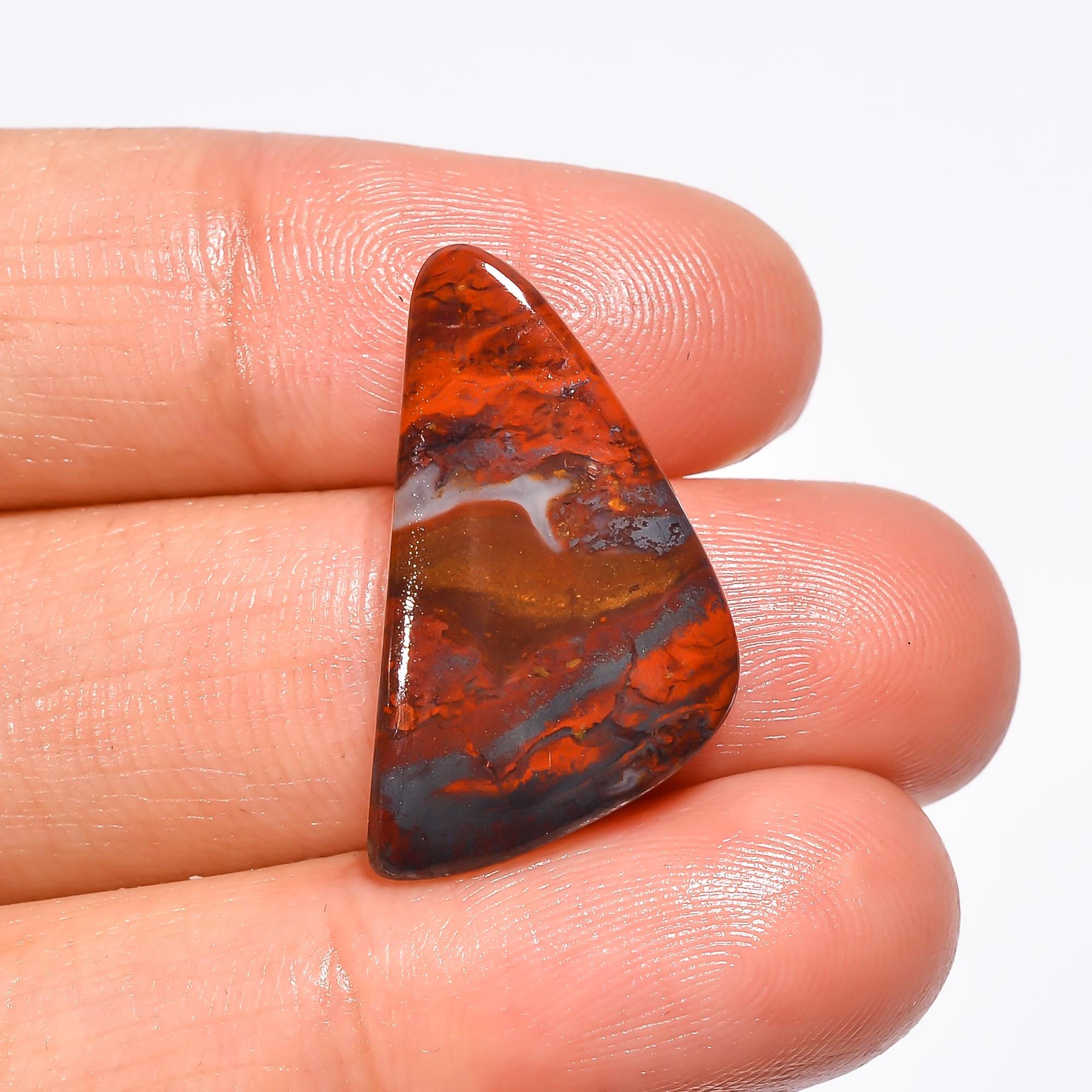 AAA Jaspilite Cabochon: Natural Gemstone Pendant, USA Origin Natural Healing Crystal - image 2