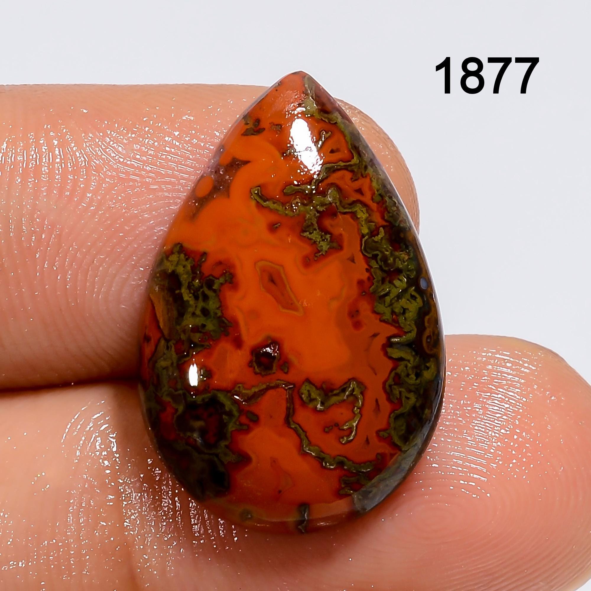 Natural Seam Agate Cabochon Gemstone DIY-ART-CRAFTS Pendant Necklace Jewelry making supply - image 2