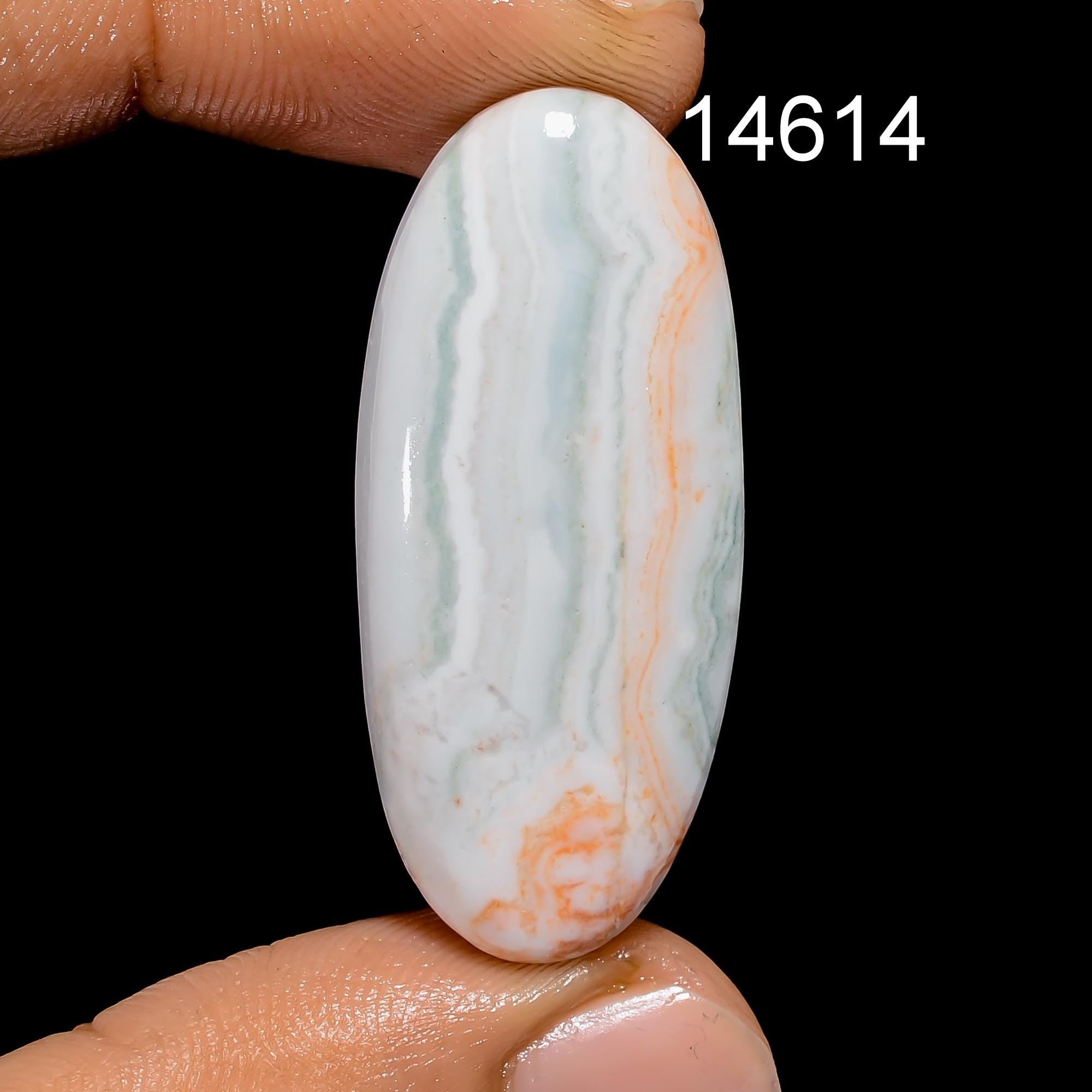 AAA Saturn Chalcedony Cabochon, Loose Gemstone, Jewelry Making - image 2