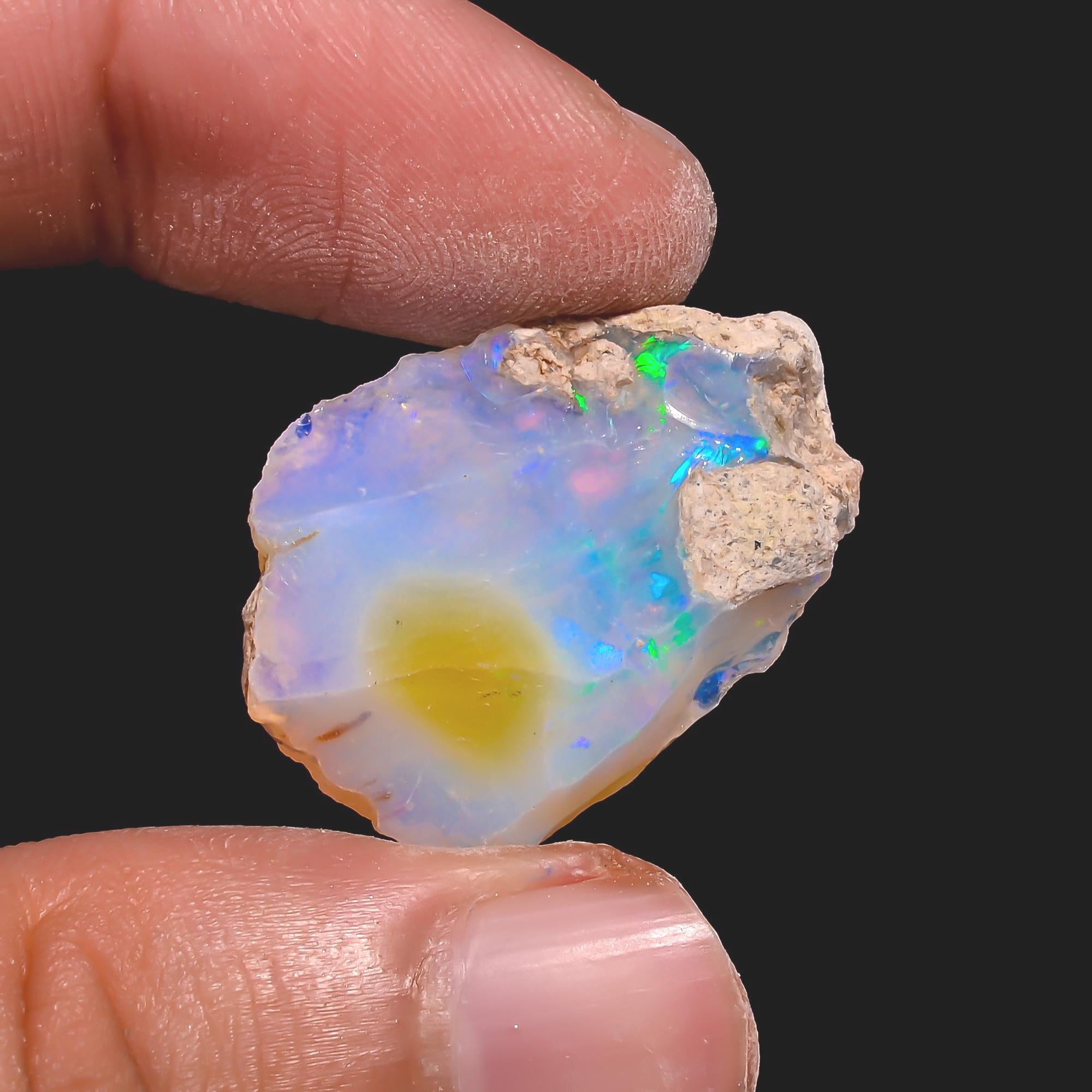 Natural Ethiopian Rough Gemstone, Raw Opal Stone For Jewelry