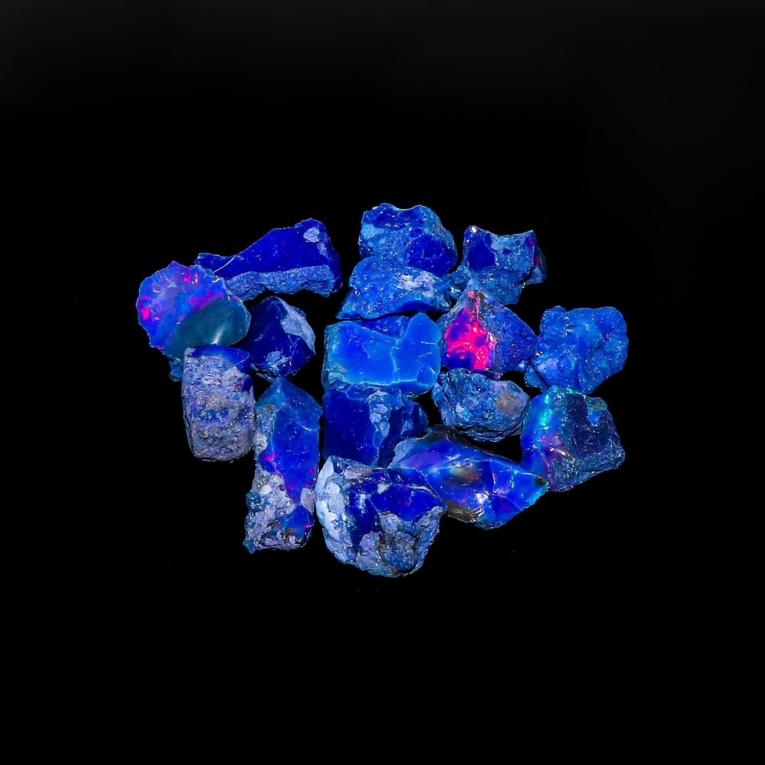 Raw Ethiopian Opal Crystals, Smoked Reiki Gemstone, Birthstone - image 4