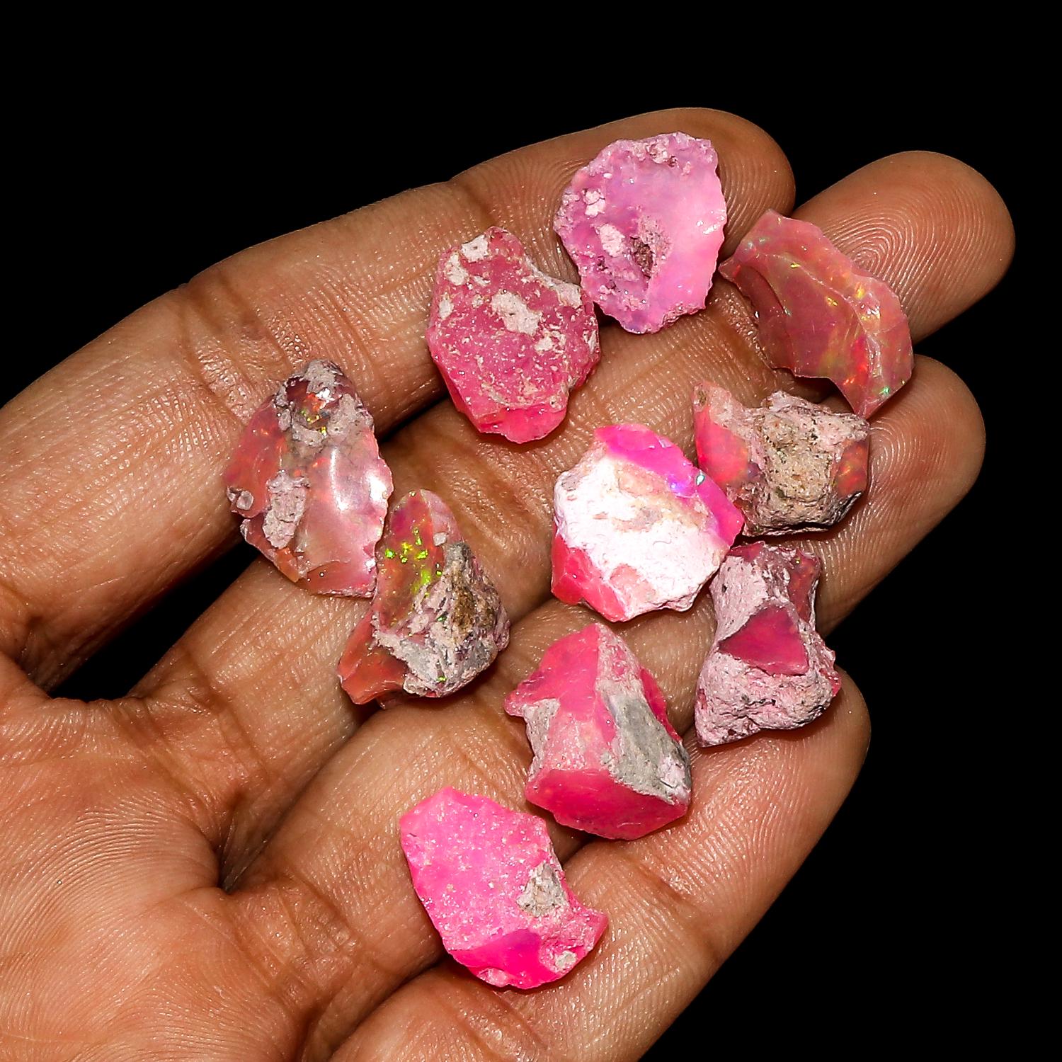 Raw Ethiopian Opal Crystals, AAA Grade Gemstone, Reiki Healing Crystal - image 6