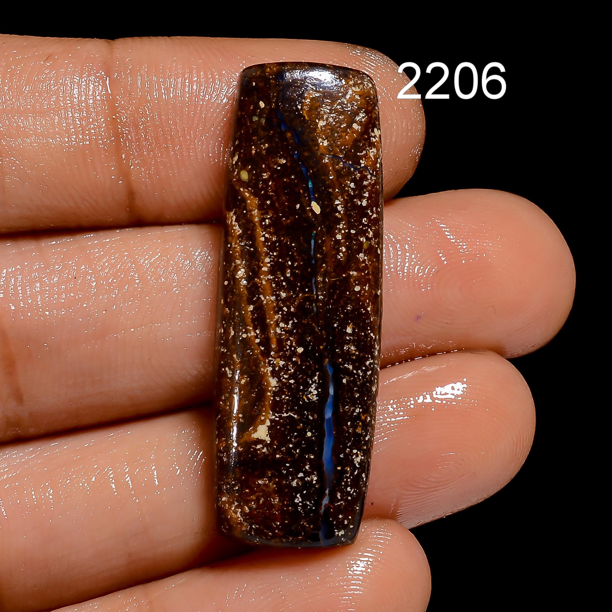 Natural Boulder Opal Cabochon, AAA Quality Loose Gemstone - image 3