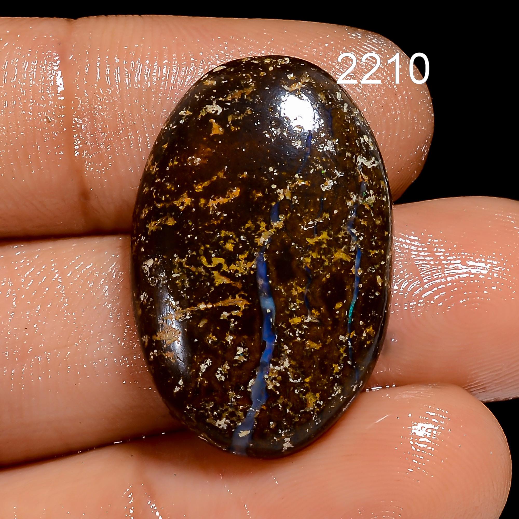 Natural Boulder Opal Cabochon, AAA Quality Loose Gemstone - image 5