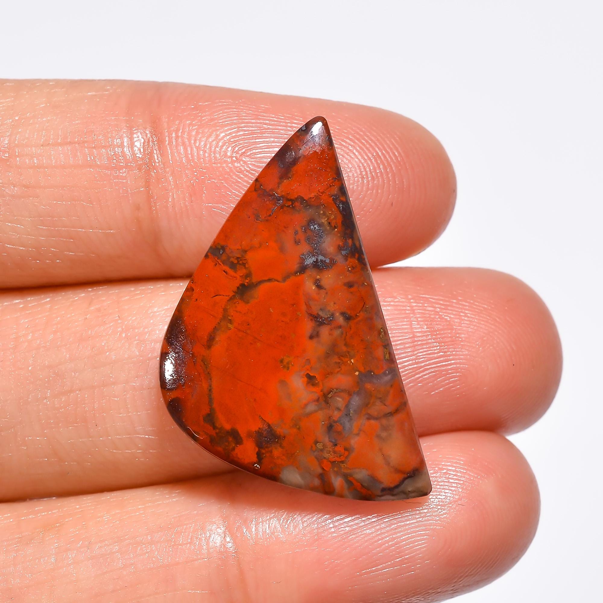AAA Jaspilite Cabochon: Natural Gemstone Pendant, USA Origin Natural Healing Crystal