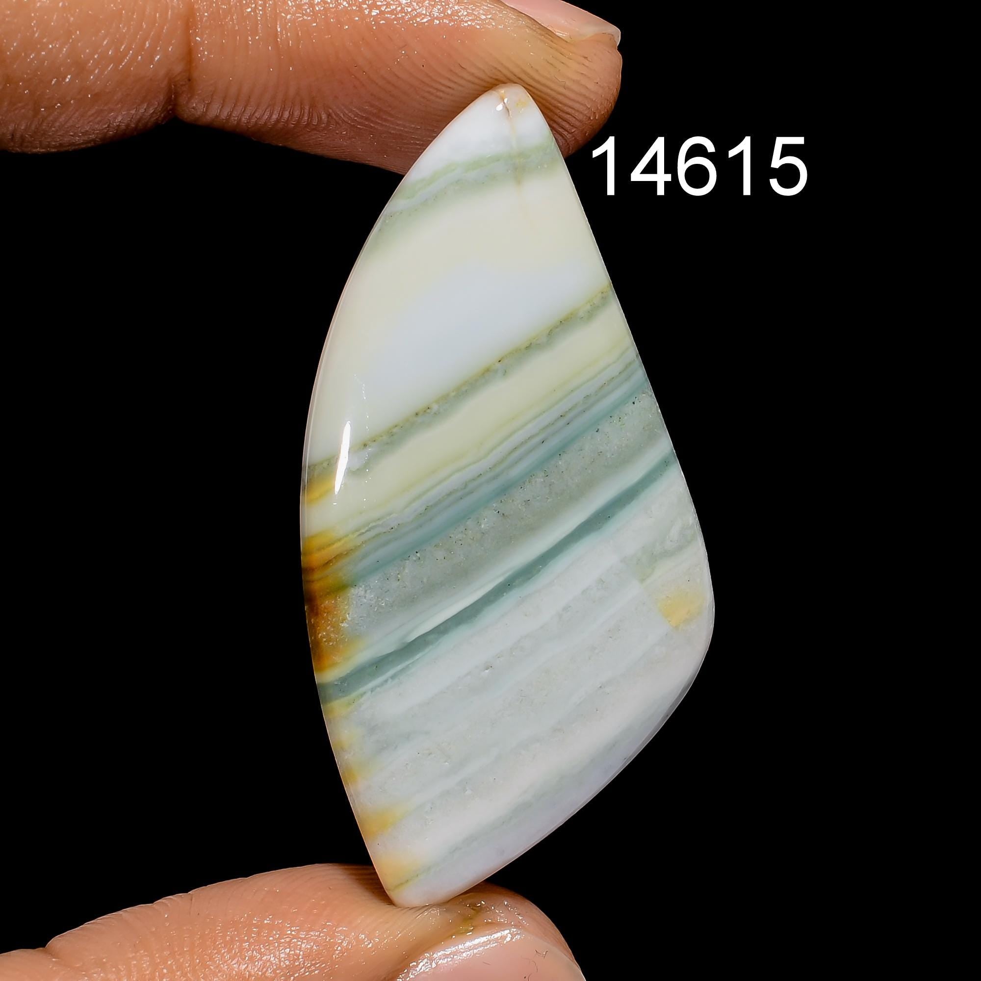 AAA Saturn Chalcedony Cabochon, Loose Gemstone, Jewelry Making - image 3