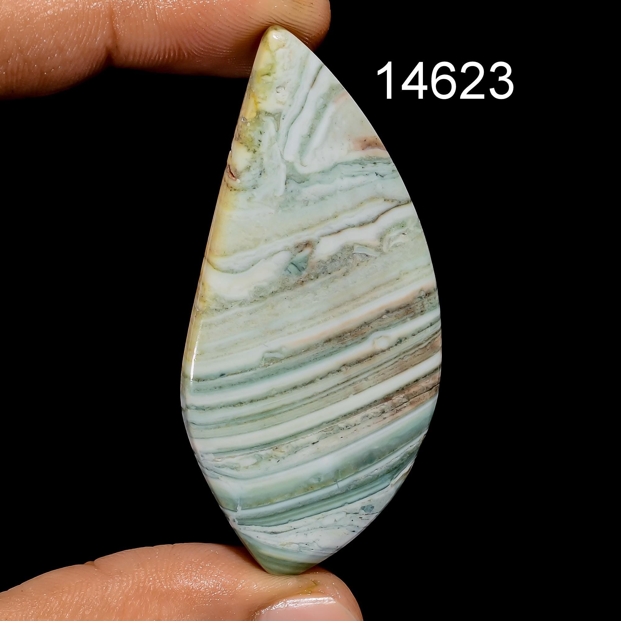 Natural Saturn Chalcedony Cabochon Mix Shape Loose Gemstone For Jewelry making - image 2