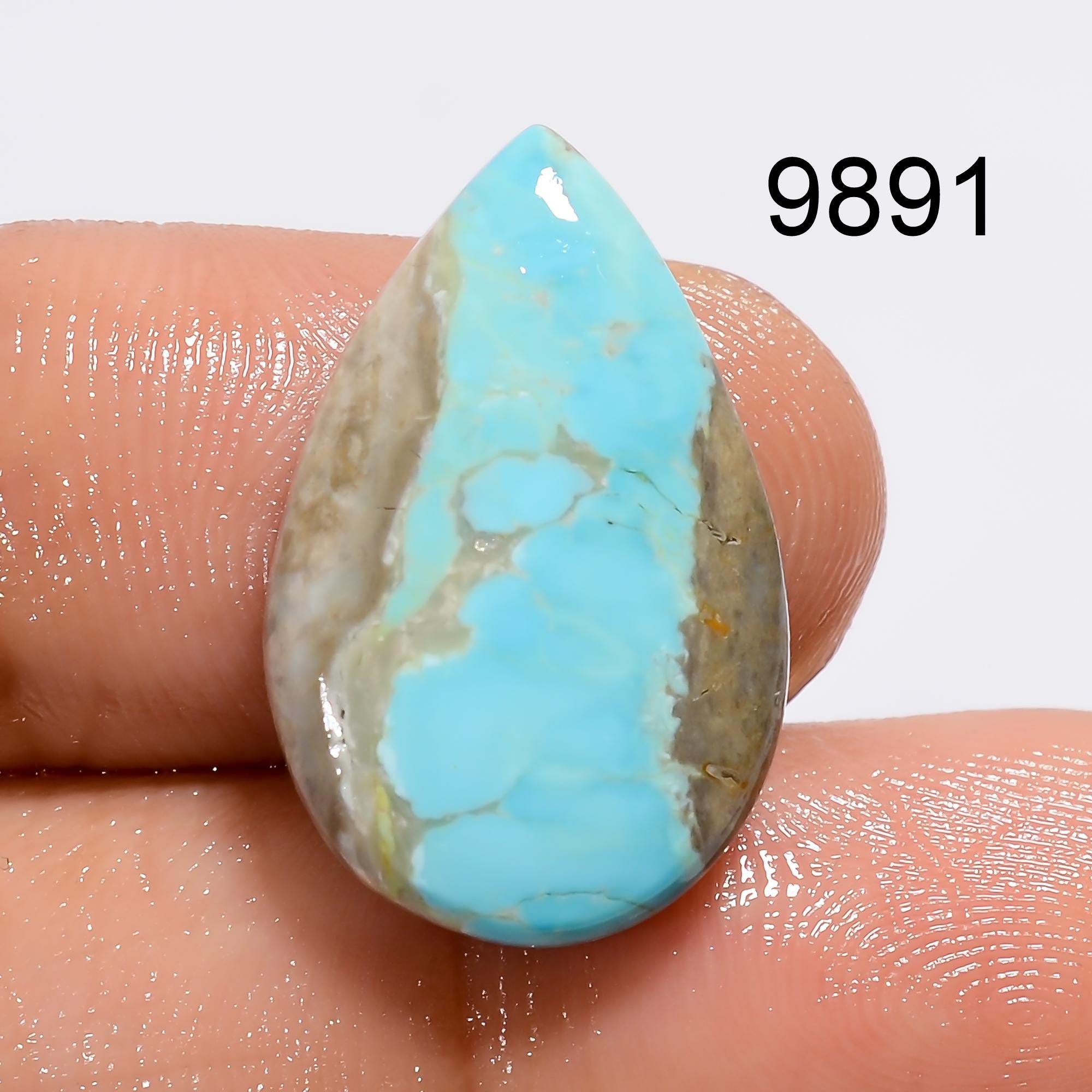 AAA Turquoise Cabochon, Mix Shape, Handmade Gemstone Pendant Supply - image 7