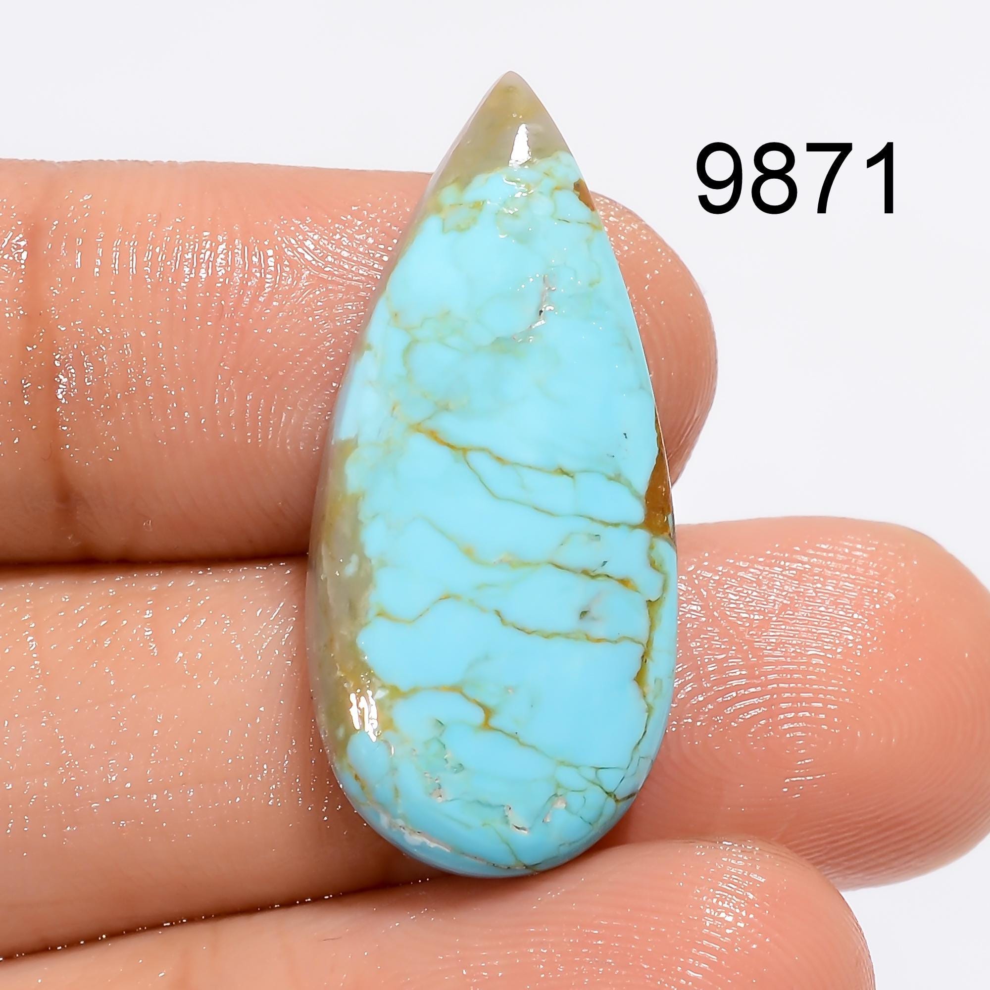 AAA Turquoise Cabochon, Mix Shape, Handmade Gemstone Pendant Supply - image 3