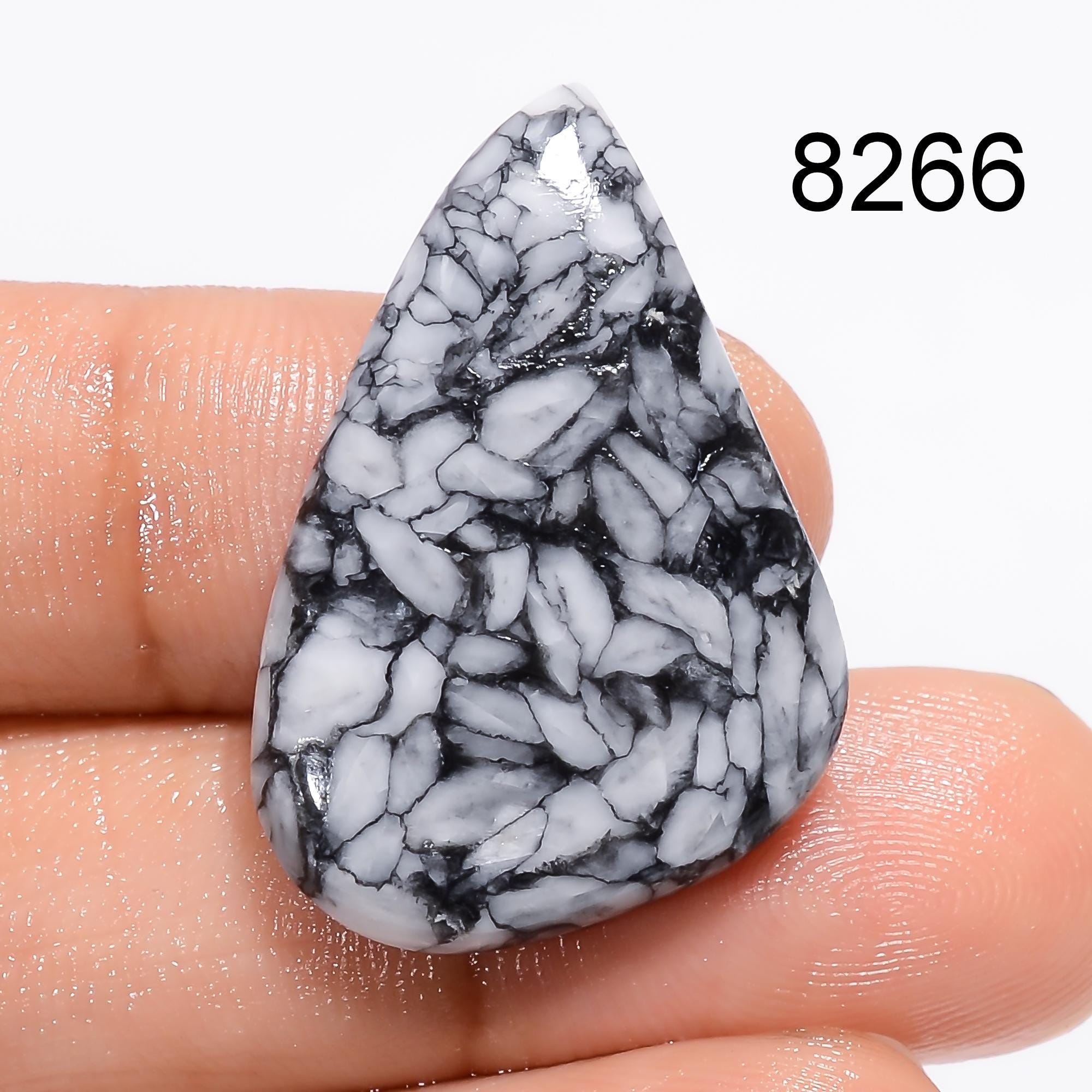 Natural Pinolith Jasper Cabochon, Norway Gemstone, Jewelry Making - image 9