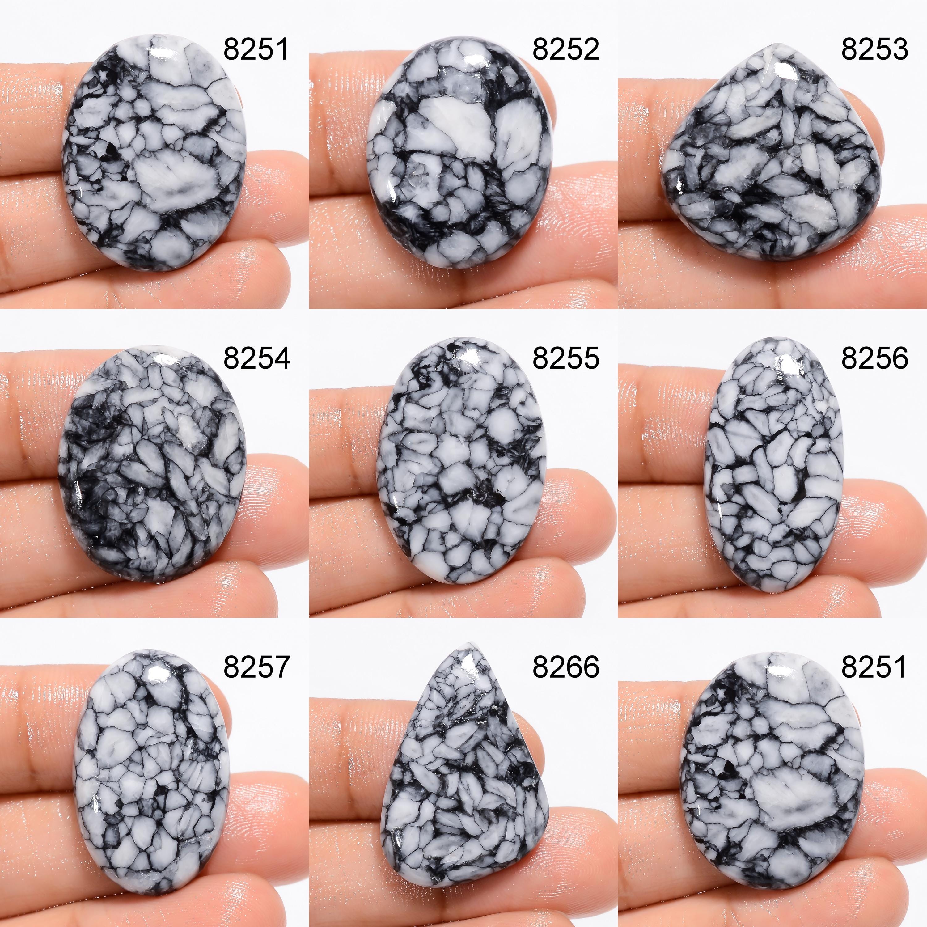 Natural Pinolith Jasper Cabochon, Norway Gemstone, Jewelry Making - image 2