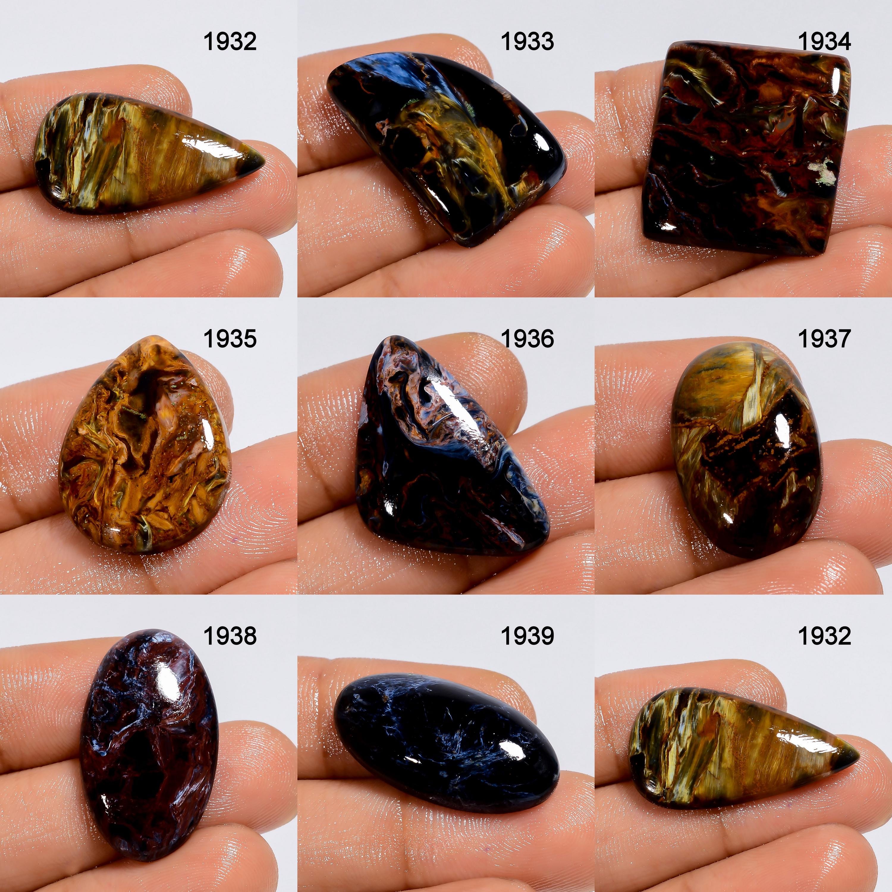 AAA Pietersite Gemstone Cabochon, Mix Shape Pendant Stone - image 9