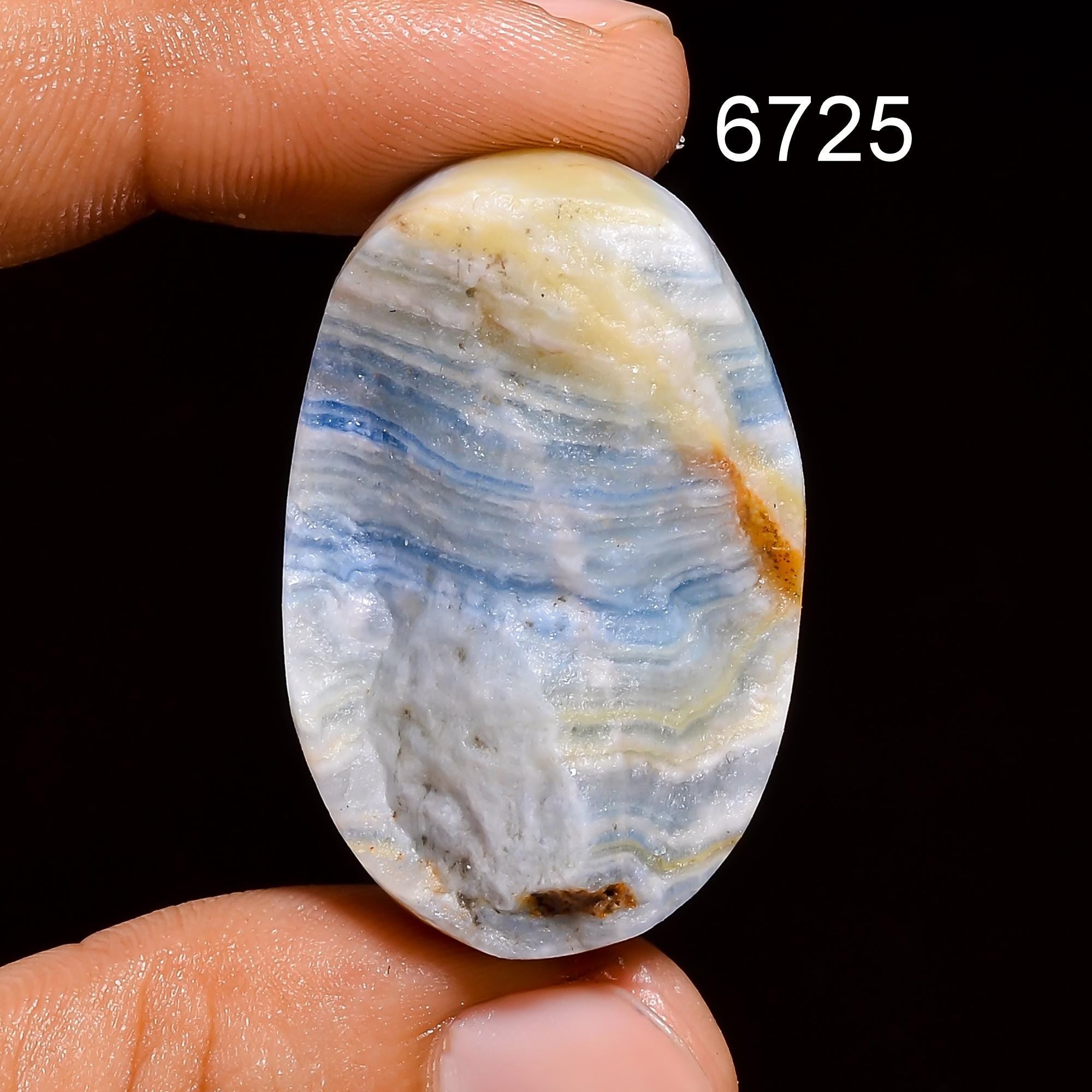 Natural Scheelite Druzy Blue Loose Gemstone for Wire Wrapping Pendant Making