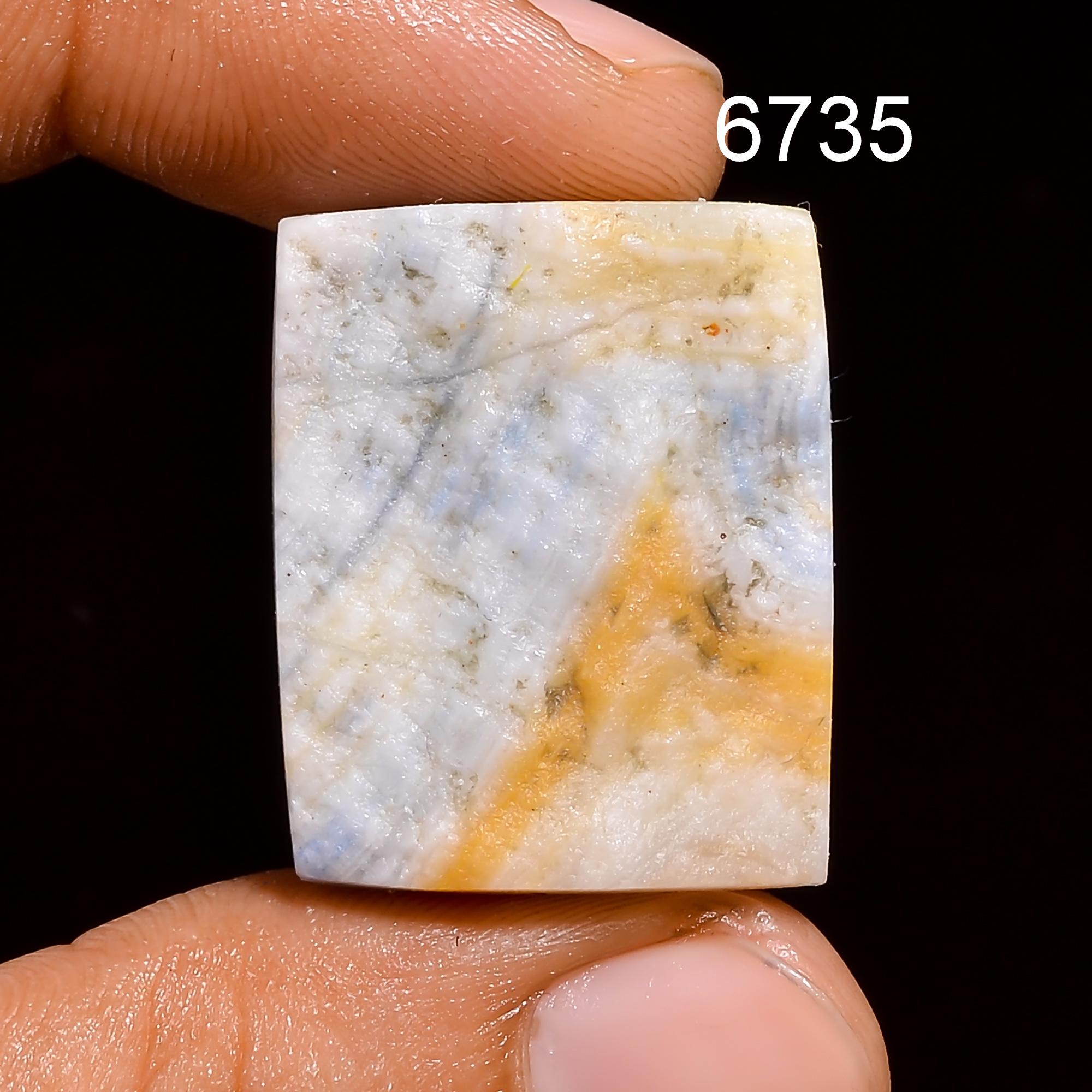 Natural Scheelite Druzy Blue Loose Gemstone for Wire Wrapping Pendant Making - image 10