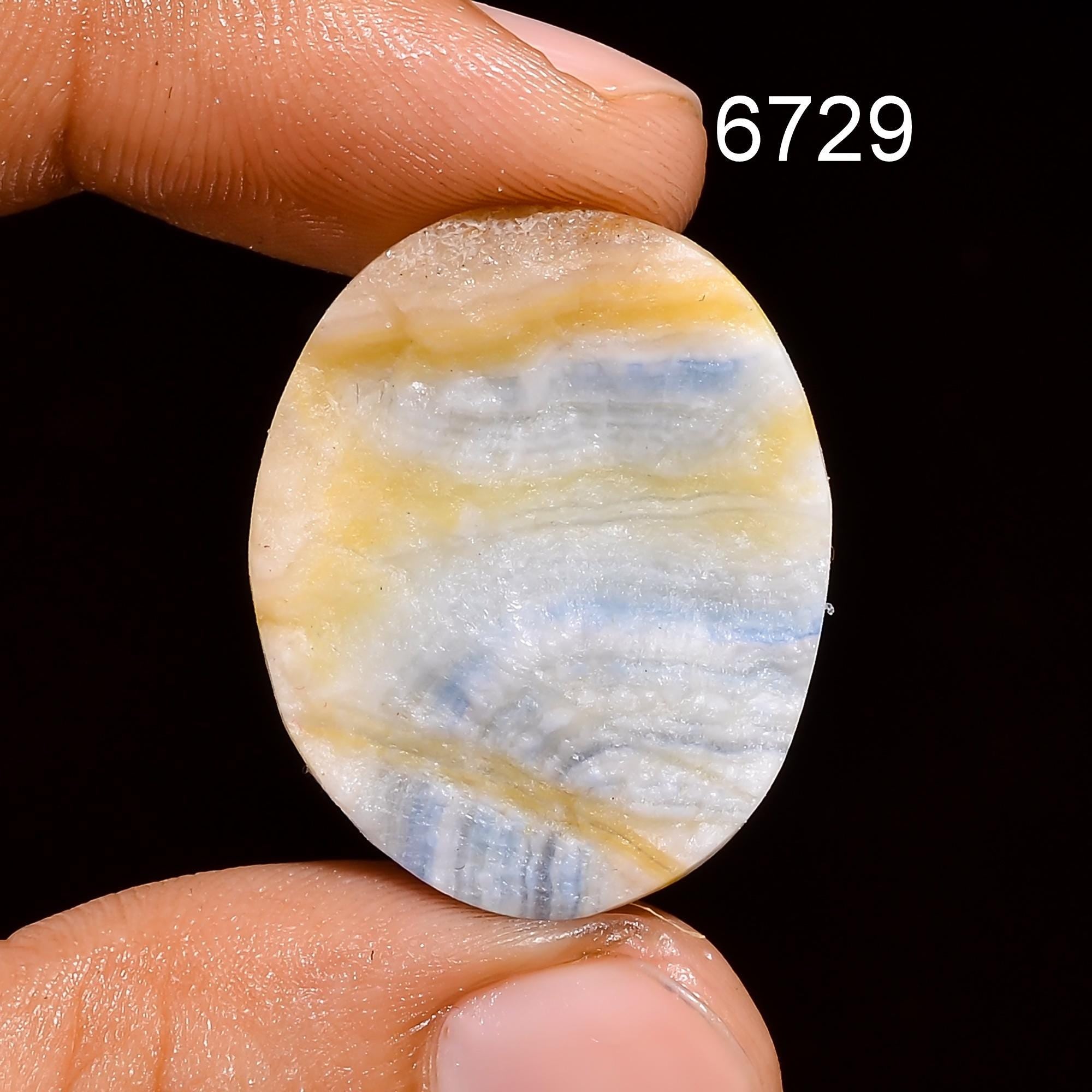 Natural Scheelite Druzy Blue Loose Gemstone for Wire Wrapping Pendant Making - image 4