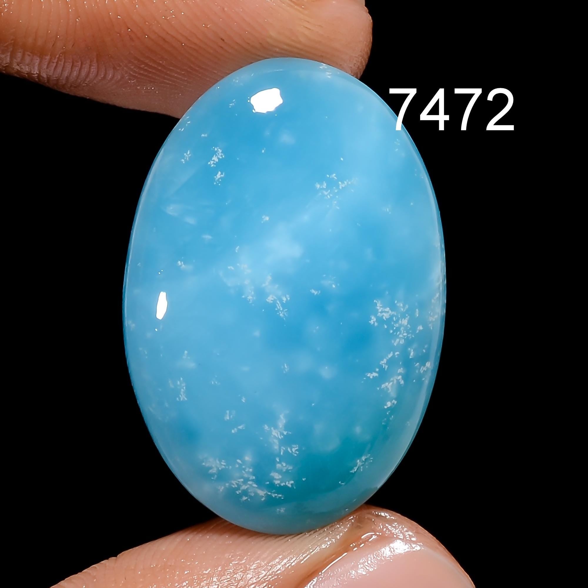 Hemimorphite Gemstone, Designer Hemimorphite Cabochon Crystal, DIY-ART-CRAFTS Pendant Necklace Jewelry making supply, Ch - image 3
