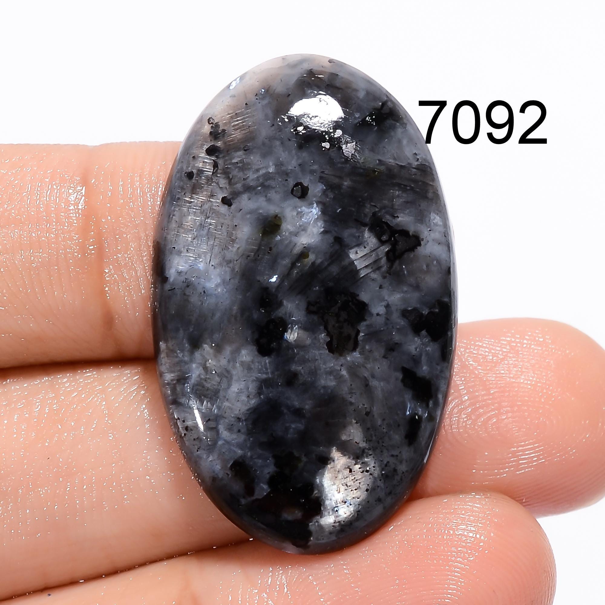 Natural Larvakite Jasper Cabochon, AAA Quality Gemstone for Jewelry Making, Pendant Supplies - image 4
