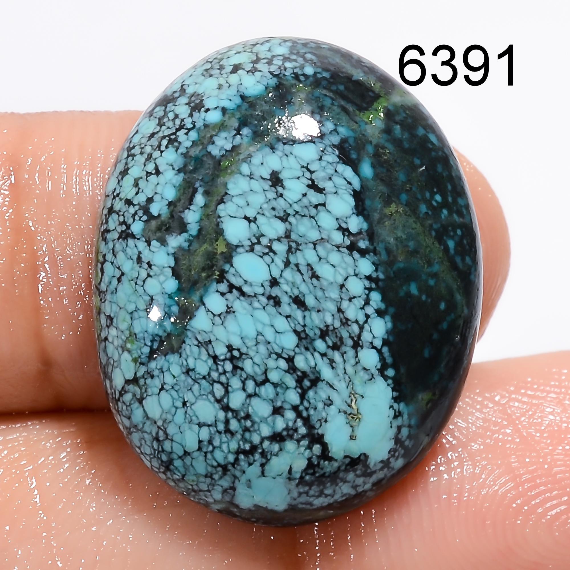 AAA Tibetan Turquoise Cabochon: Loose Gemstone - image 6