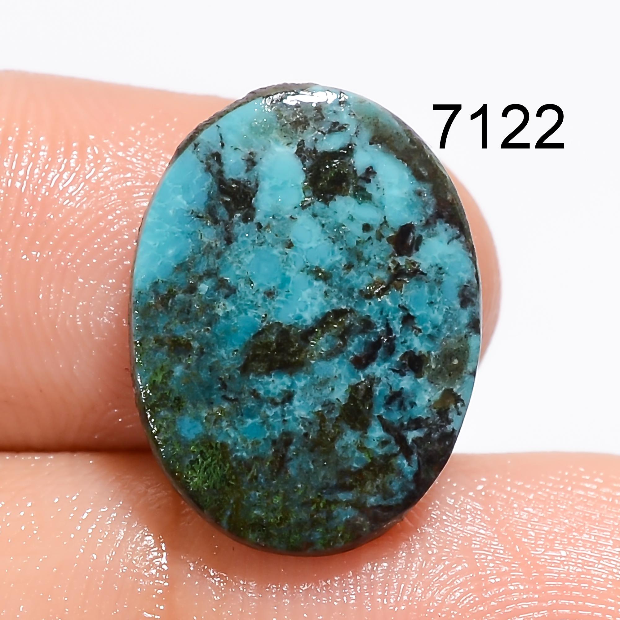 Natural Tibetan Turquoise Cabochon, Loose Gemstone, Jewelry Making Supply - image 5
