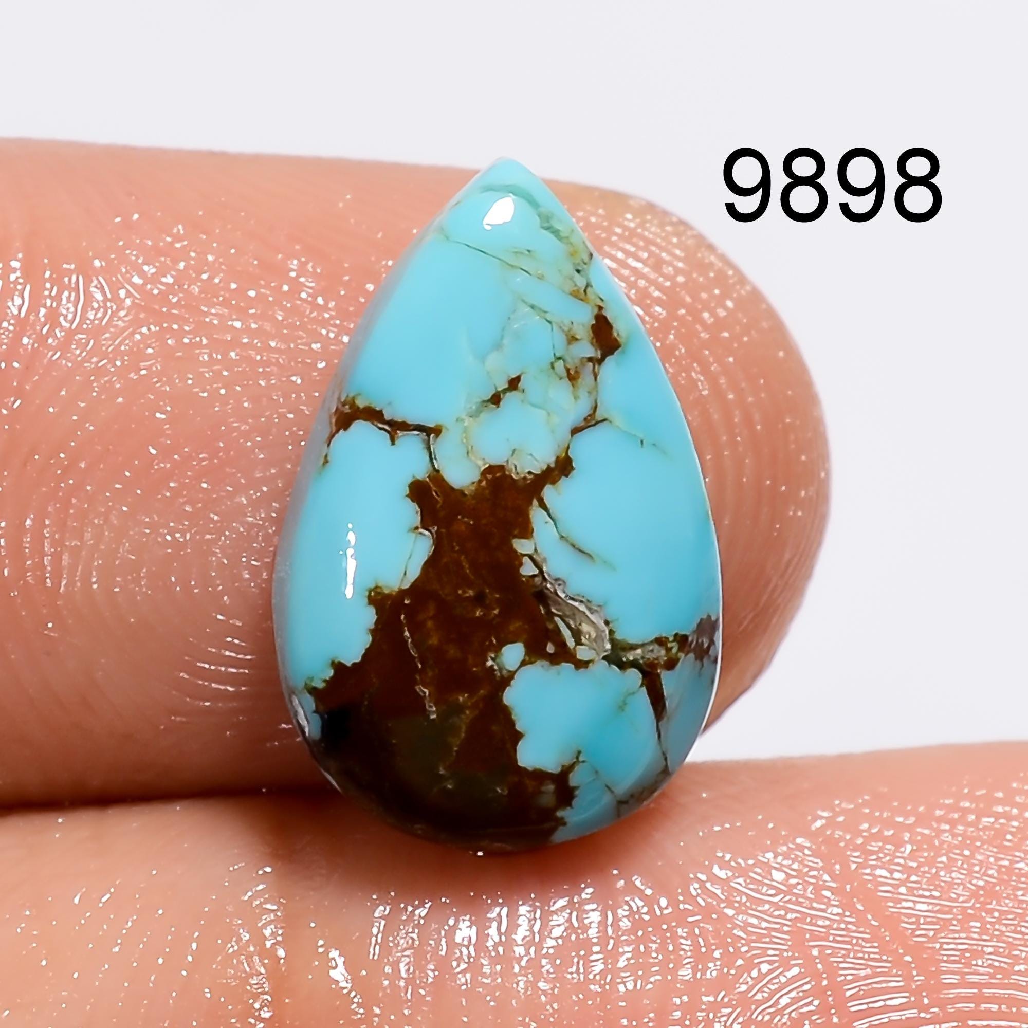 AAA Turquoise Cabochon, Mix Shape, Handmade Gemstone Pendant Supply - image 9