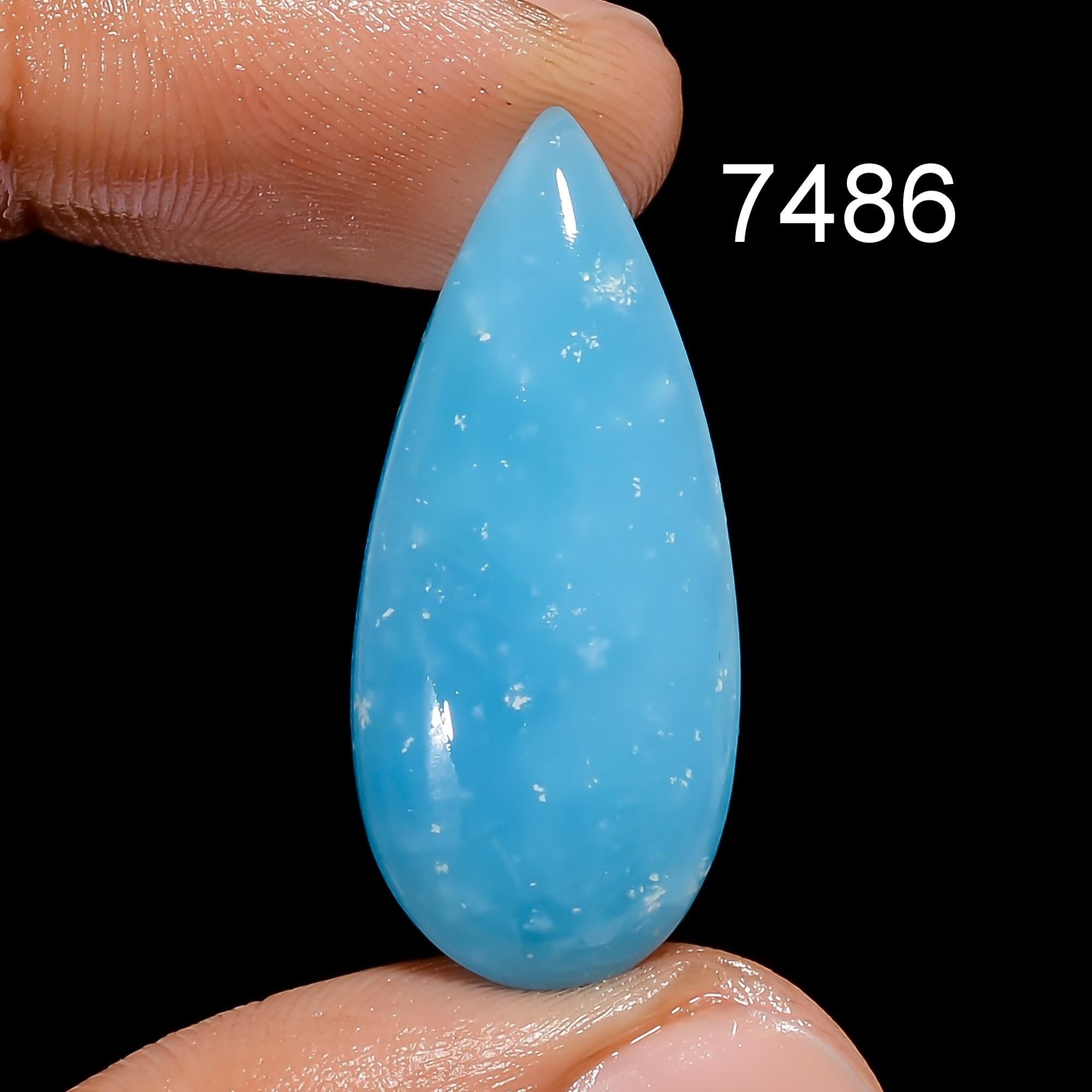 Hemimorphite Gemstone, Designer Hemimorphite Cabochon Crystal, DIY-ART-CRAFTS Pendant Necklace Jewelry making supply, Ch - image 8