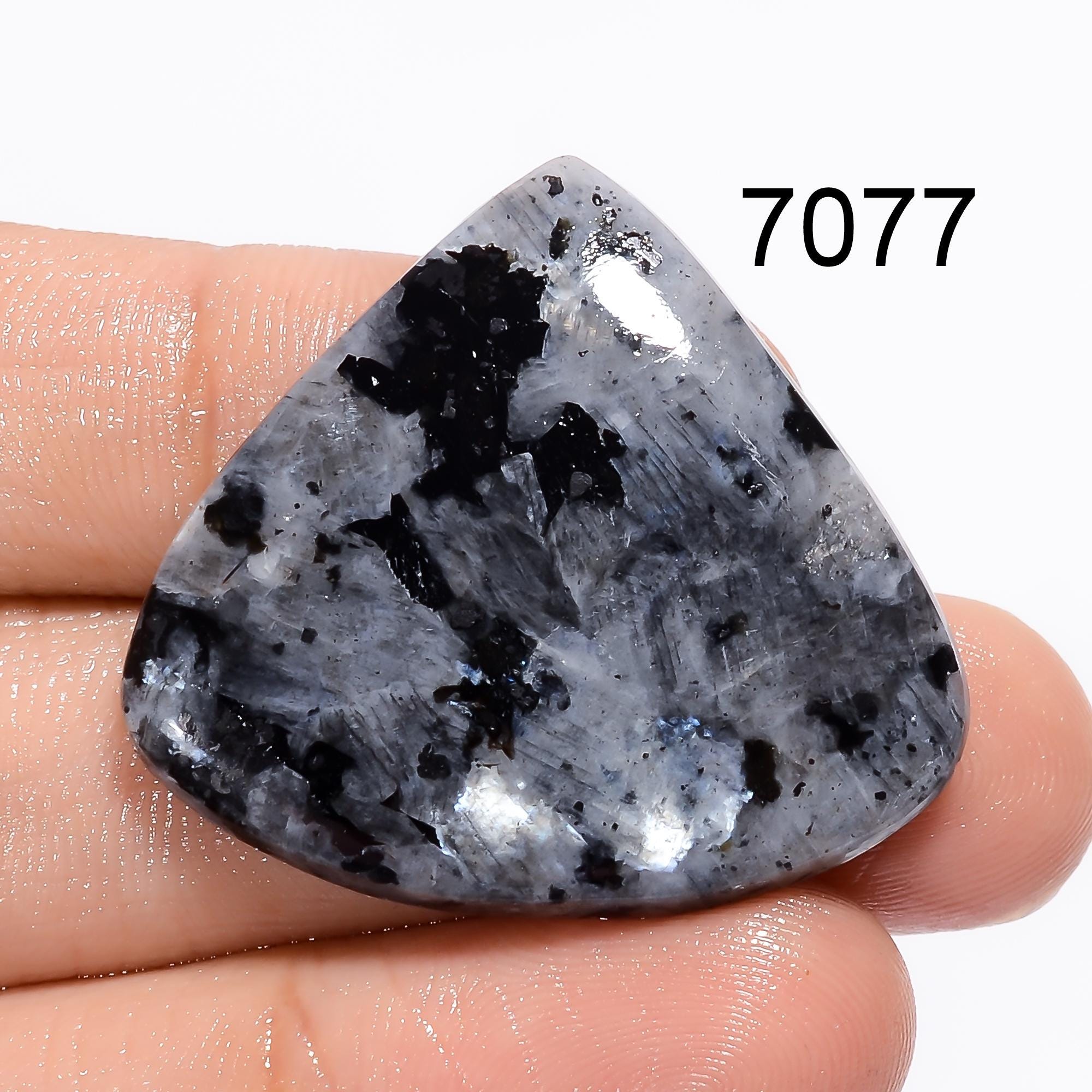 Natural Larvakite Jasper Cabochon, AAA Quality Gemstone for Jewelry Making, Pendant Supplies - image 3