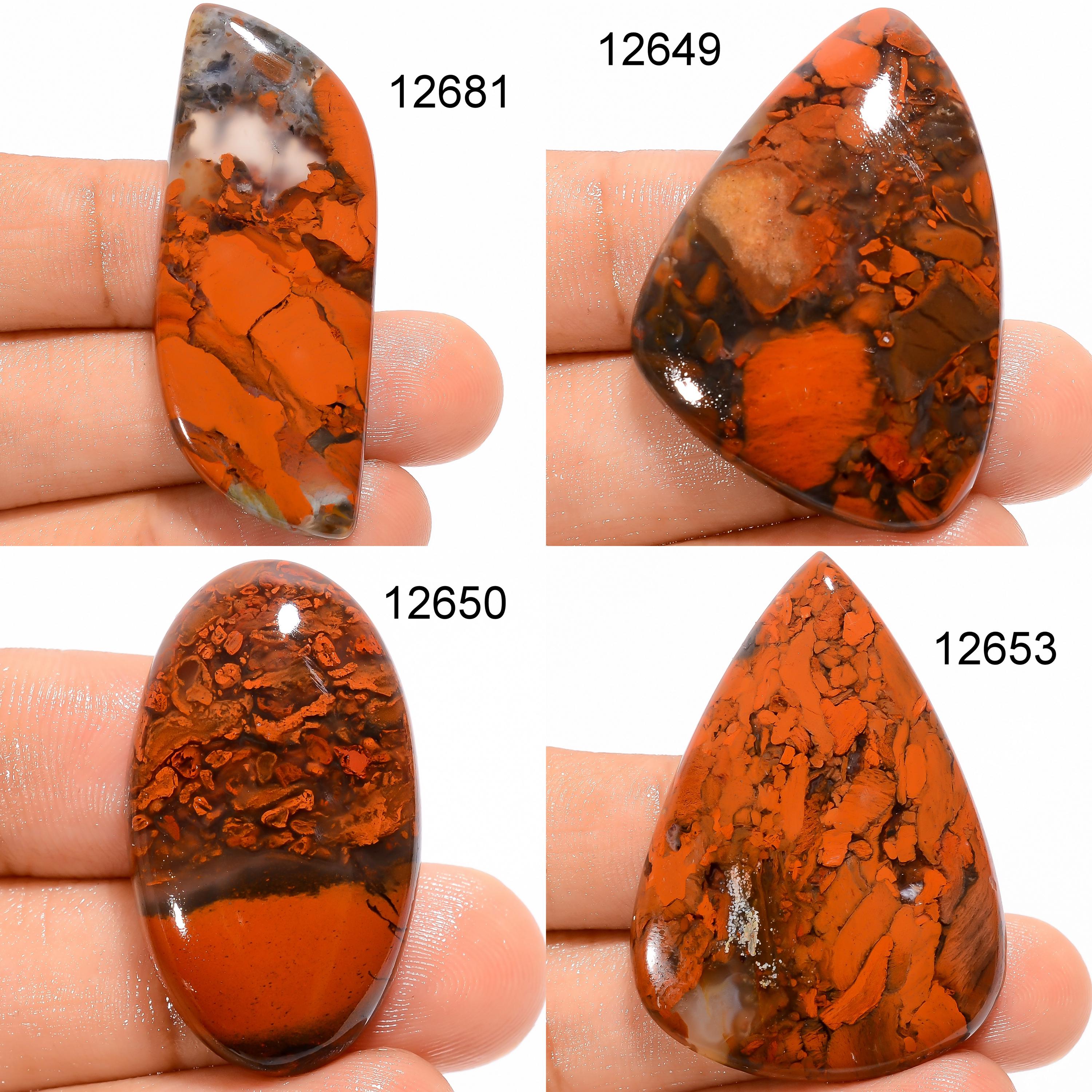 AAA Rainbow Jasper Cabochon, Indonesian Gemstone Pendant Stone - image 2