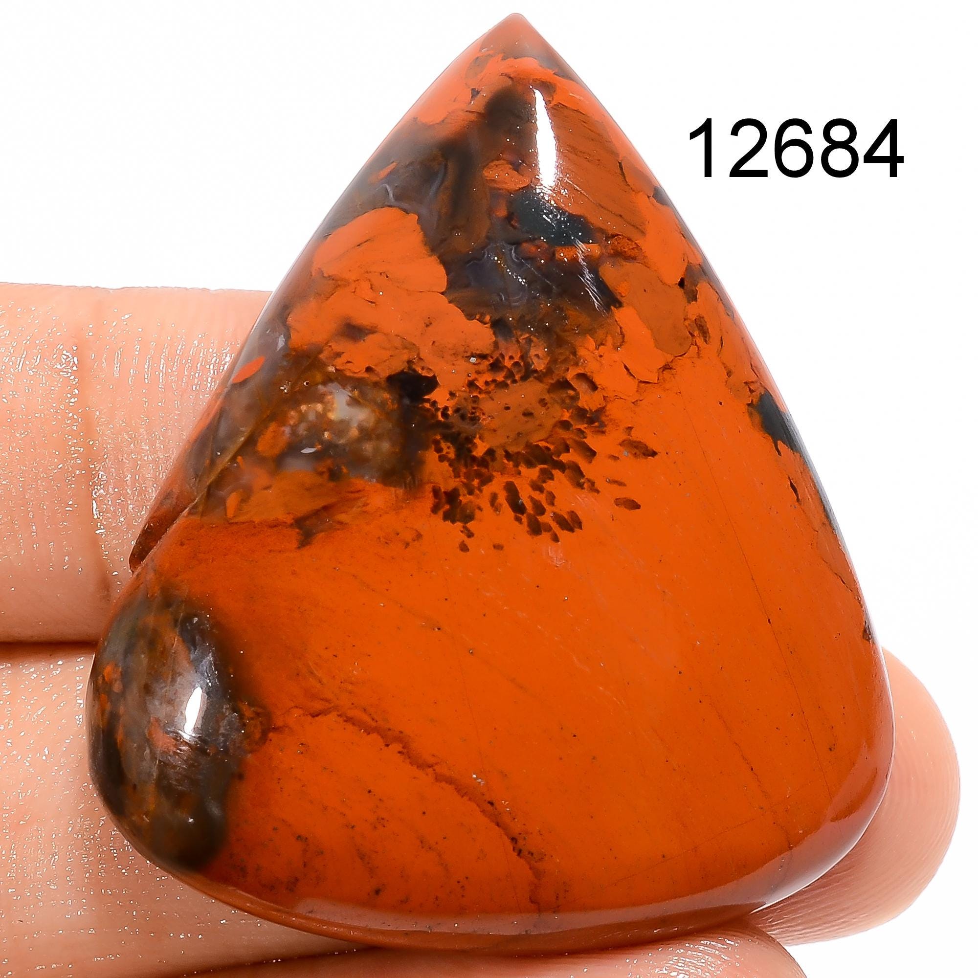 AAA Rainbow Jasper Cabochon, Indonesian Gemstone Pendant Stone - image 4