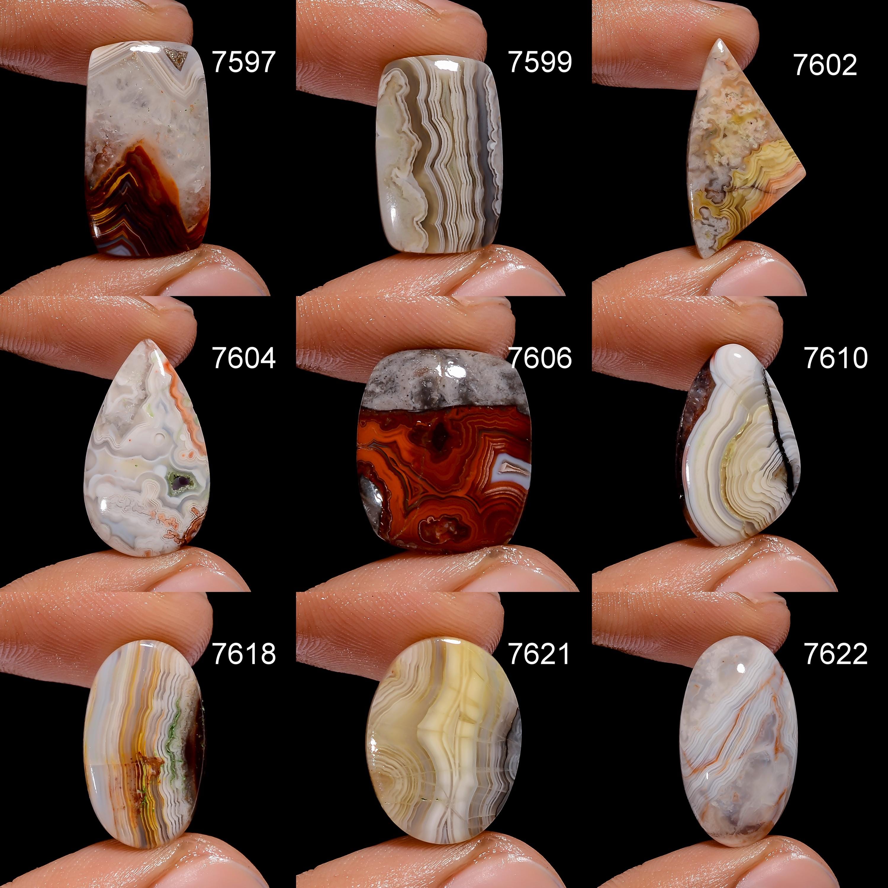Natural Crazy Lace Agate Gemstone Cabochon, Designer Crazy Lace Agate Cabochon Gemstone, Loose Gemstone Pendant For Jewe - image 2