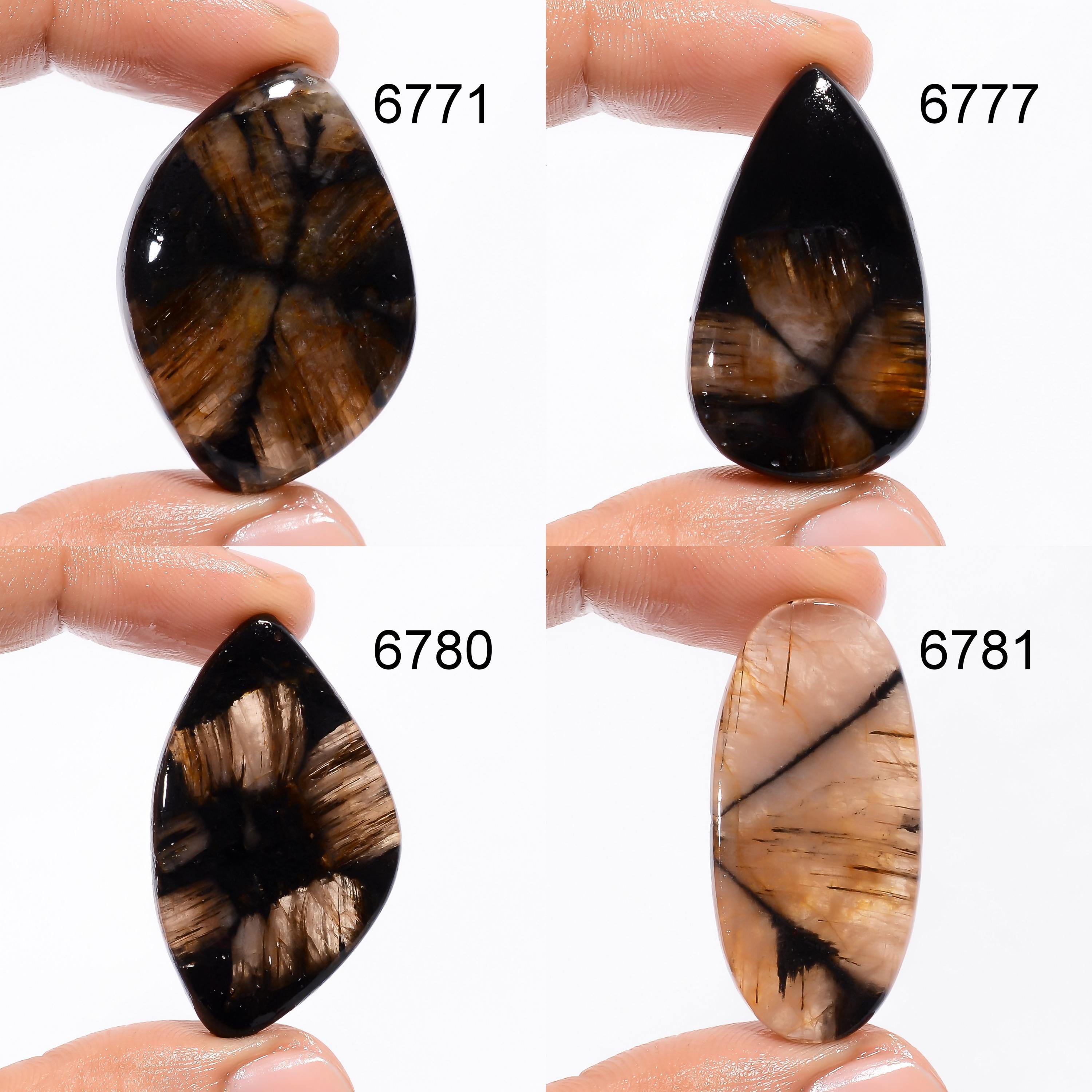 Chiastolite Gemstone, Mix Shape Chiastolite Cabochon, Chiastolite Pendant Stone, Loose Gemstone For Jewelry Making Suppl - image 2