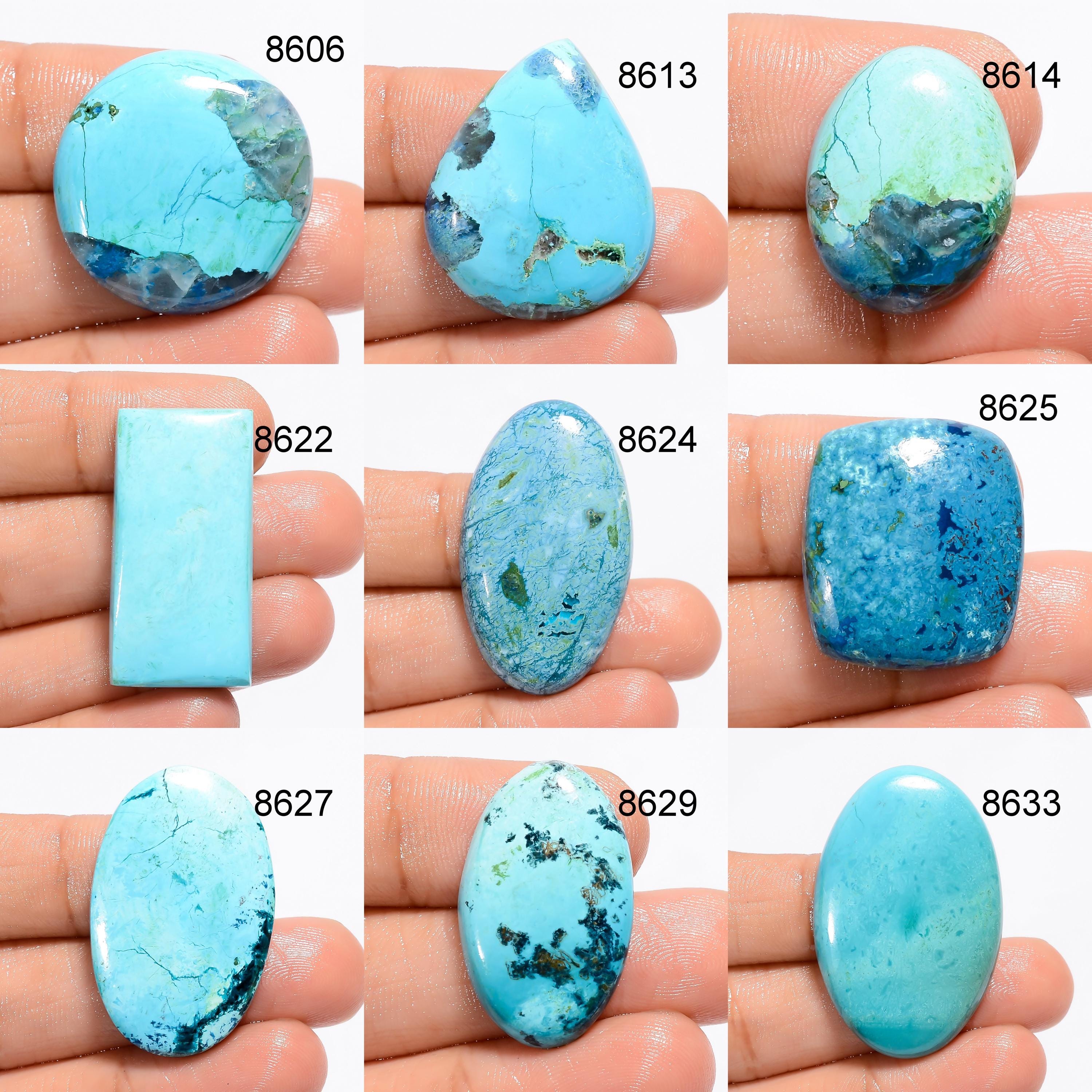 Natural AAA Shattuckite Cabochon Mix Shape Loose Blue Gemstone. - image 2