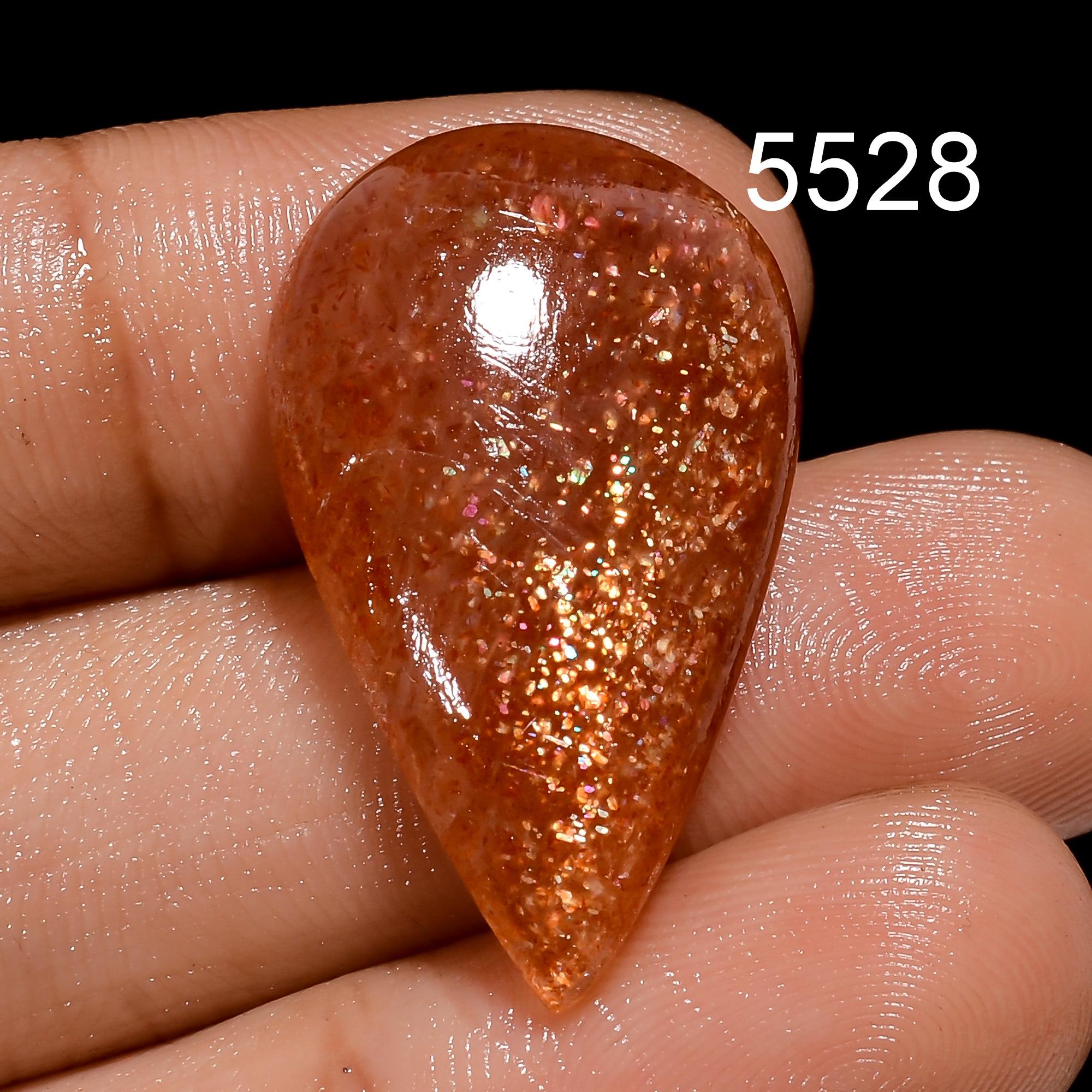Natural Sunstone Cabochon AAA Quality Loose Gemstone for Pendant Necklace Jewelry Making Supplies. - image 4
