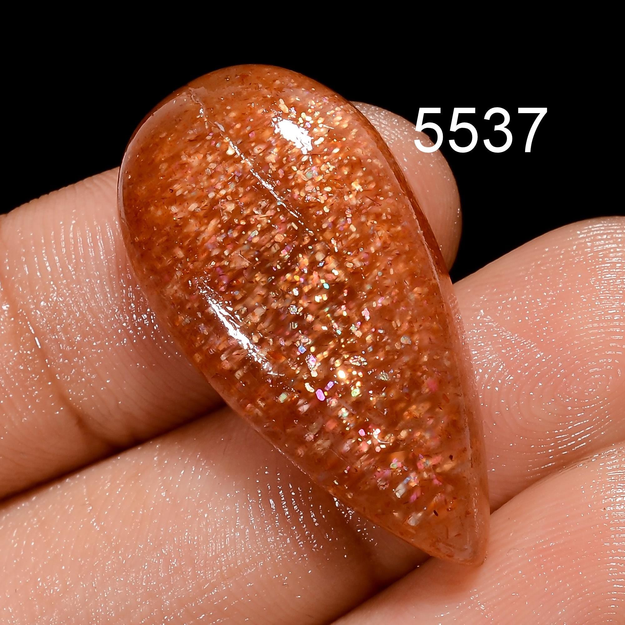 Natural Sunstone Cabochon AAA Quality Loose Gemstone for Pendant Necklace Jewelry Making Supplies. - image 5