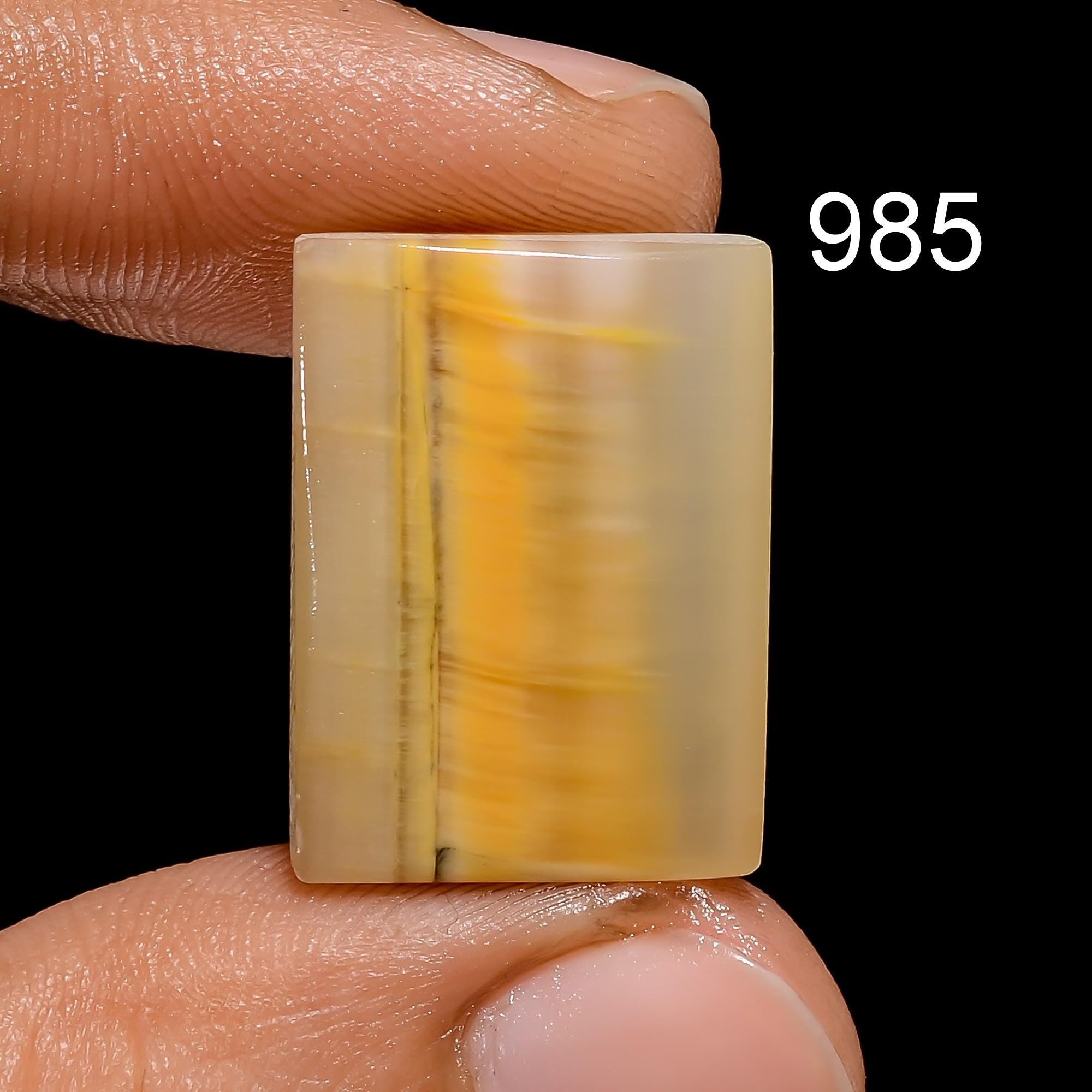 Natural Tiger Jasper Cabochon, Radiant Gemstone for Jewelry Making - image 4