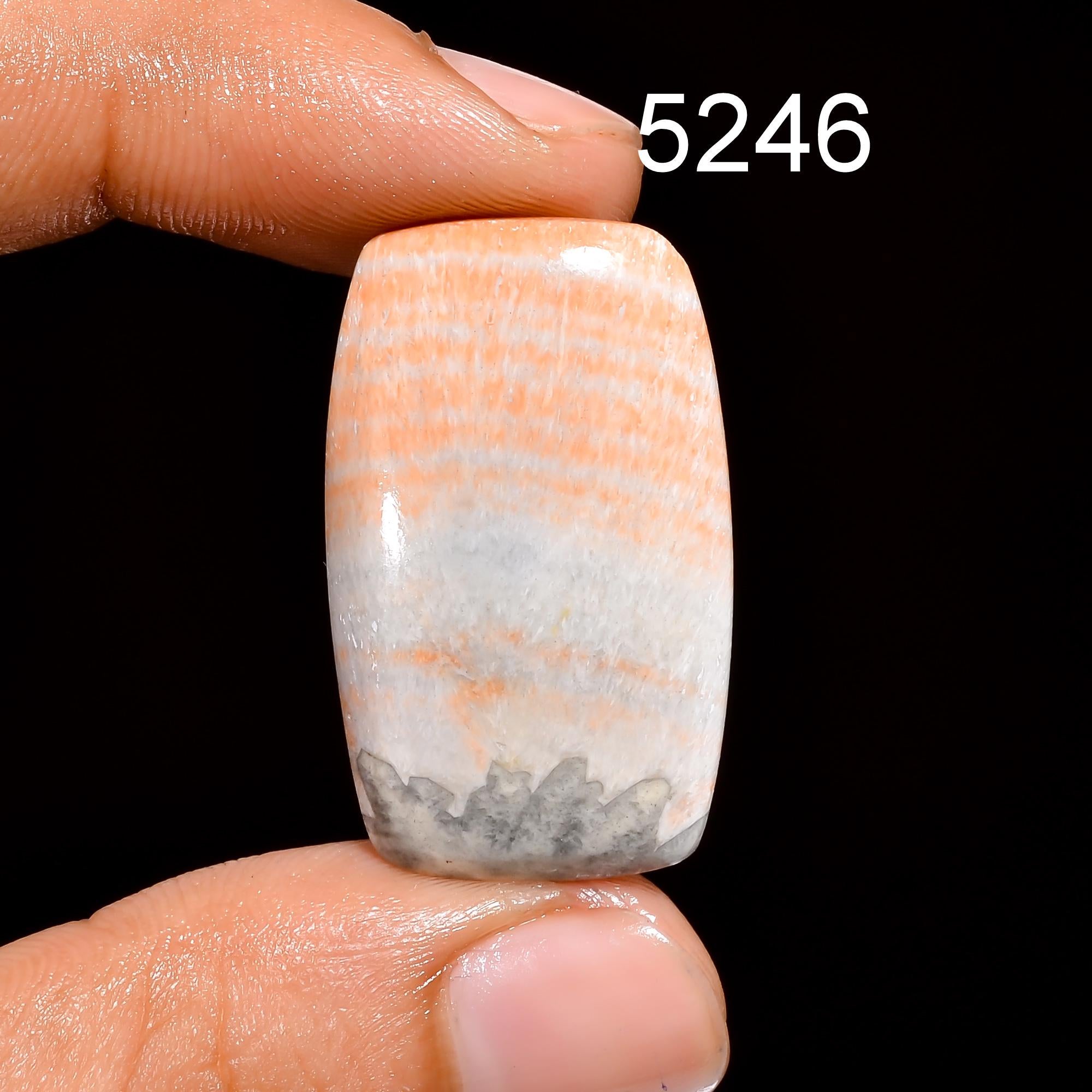 AAA Celestobarite Cabochon: Mixed Gemstone for Jewelry Making Healing Crystal
