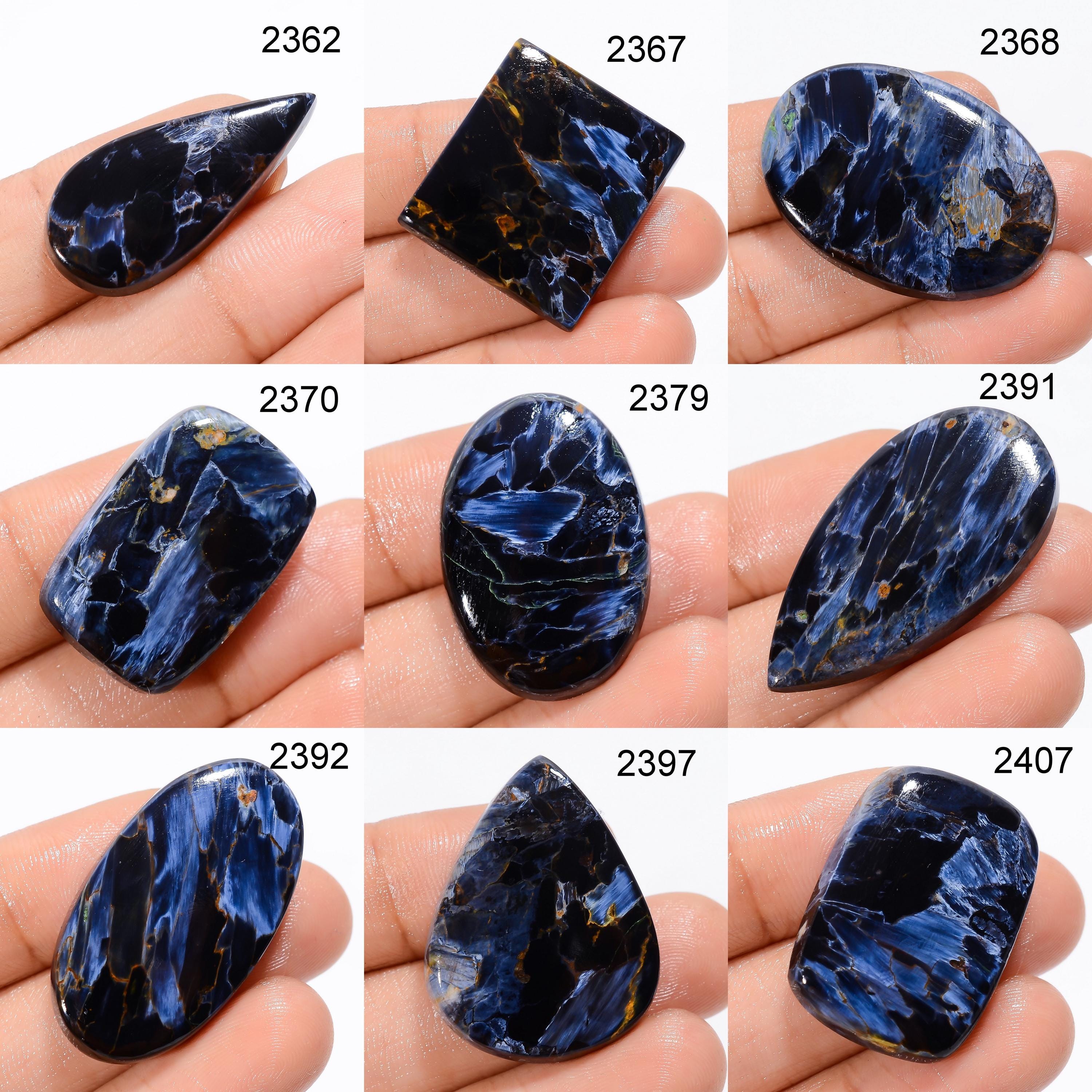 AAA Pietersite Cabochon: Natural Namibia Gemstone for Jewelry Making healing Crystal - image 2