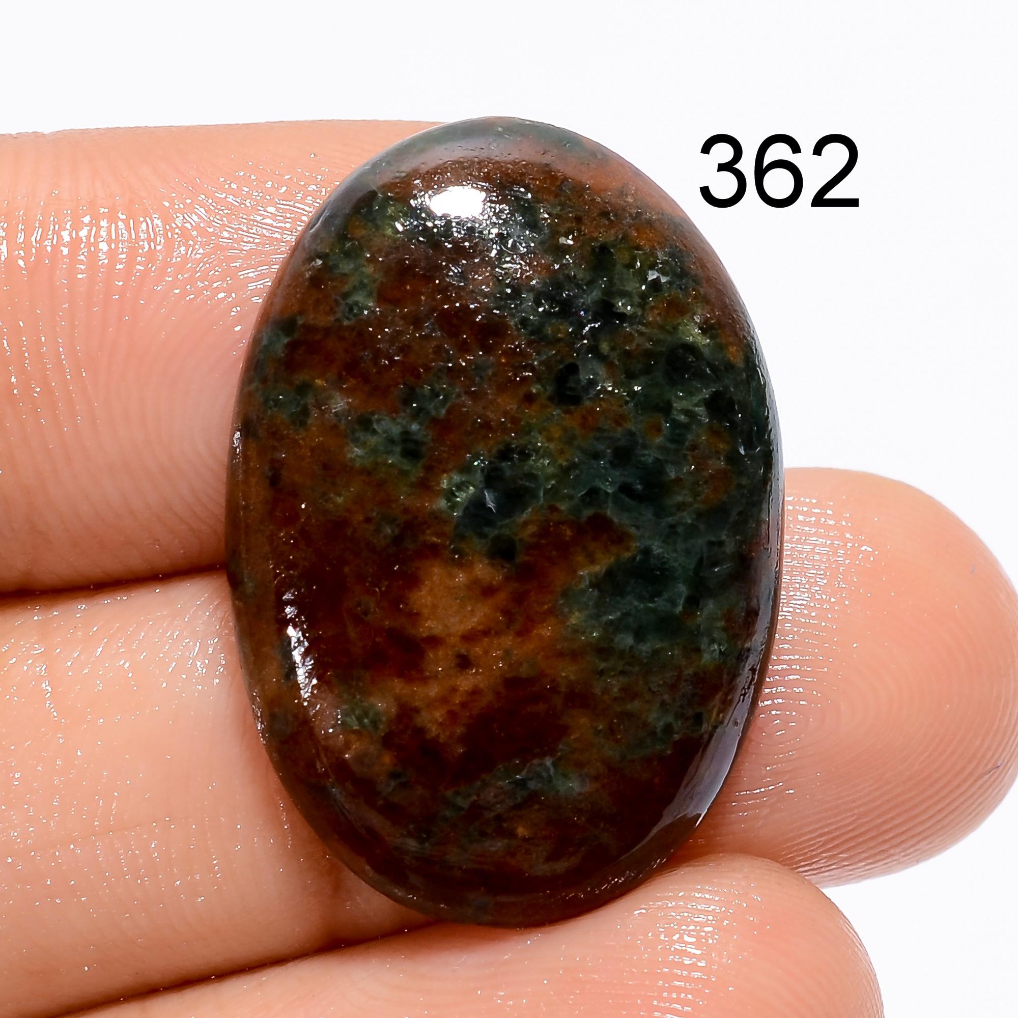 Natural Grass Garnet Gemstone Cabochon, Oval, AAA Quality Jewelry Mkaing - image 5