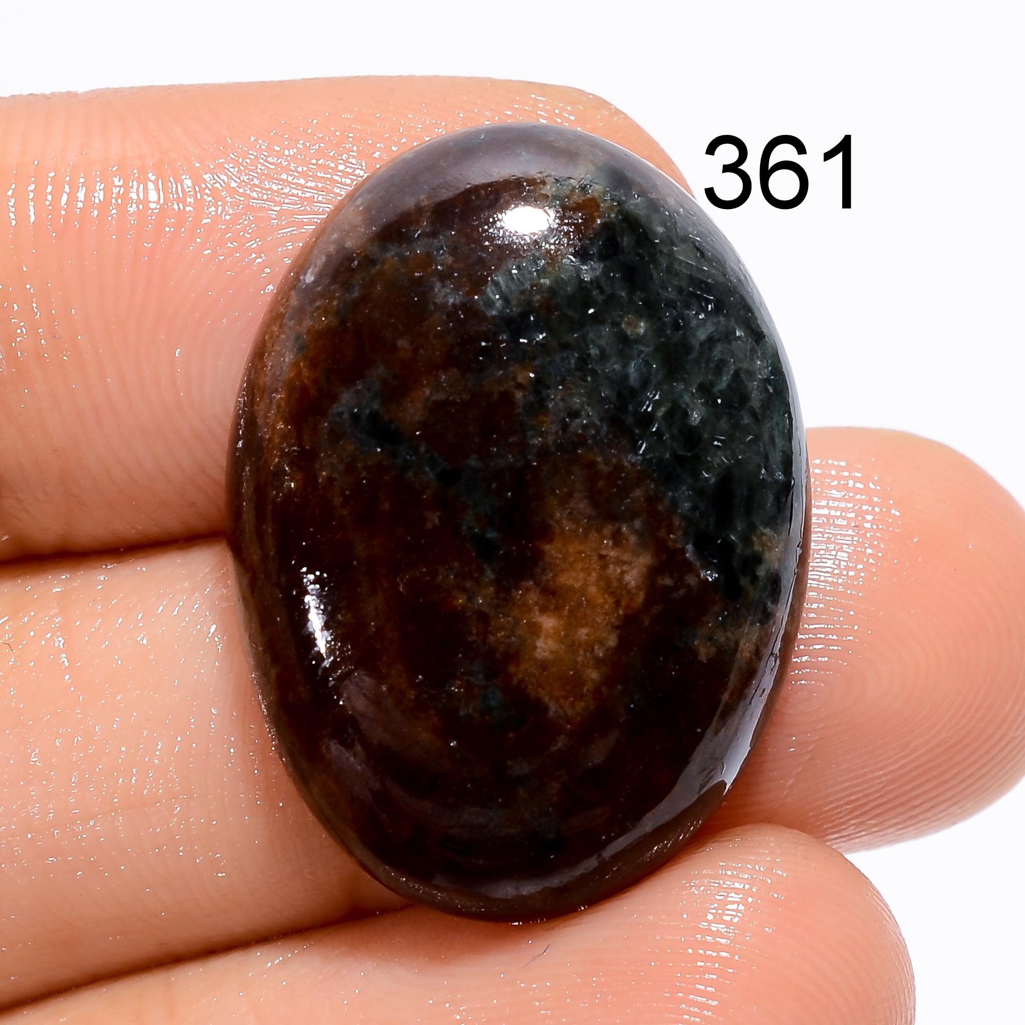 Natural Grass Garnet Gemstone Cabochon, Oval, AAA Quality Jewelry Mkaing - image 4
