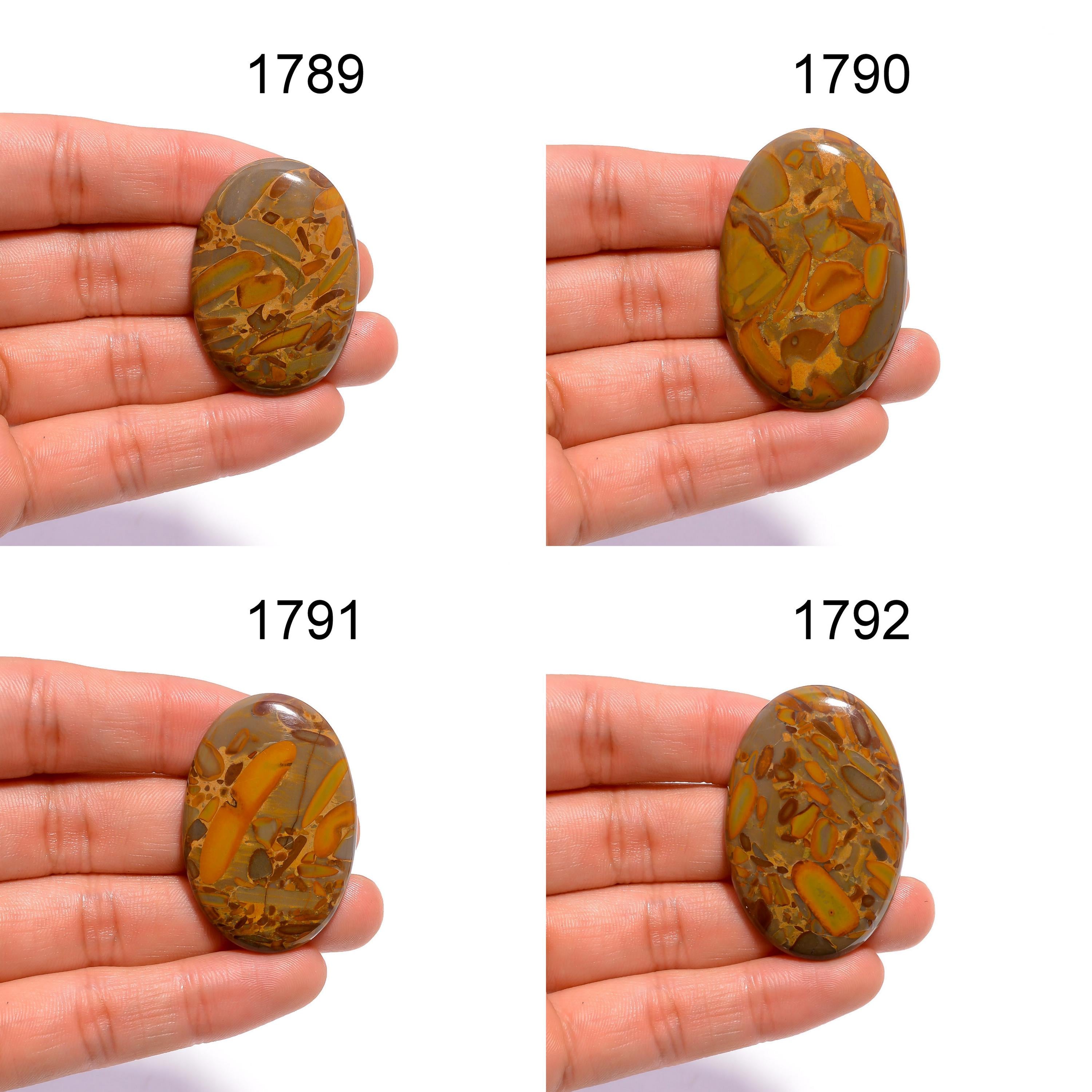 Multi Color Fruit Jasper Gemstone Cabochon, Healing Stone - image 4