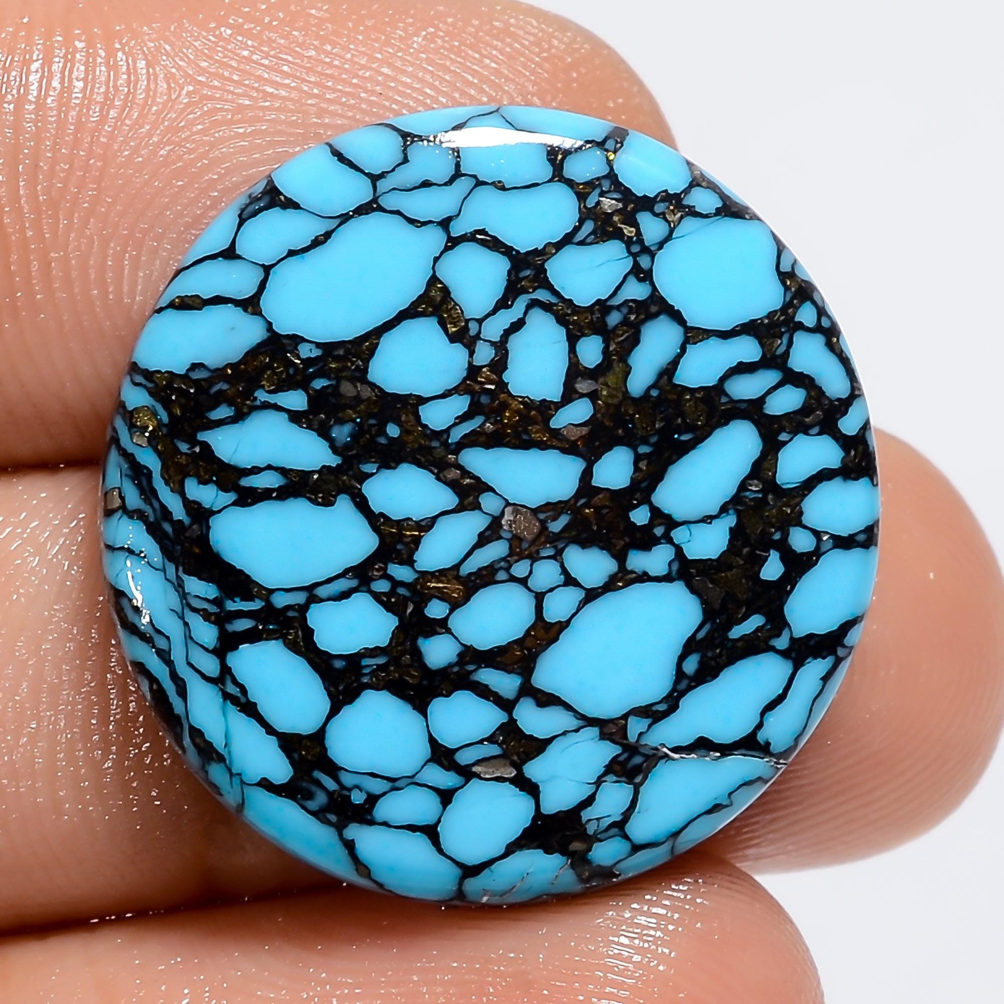 Turquoise Cabochon, Loose Designer Crystal For Jewelry Making Supply, Healing Energy Crystal Christmas Gift