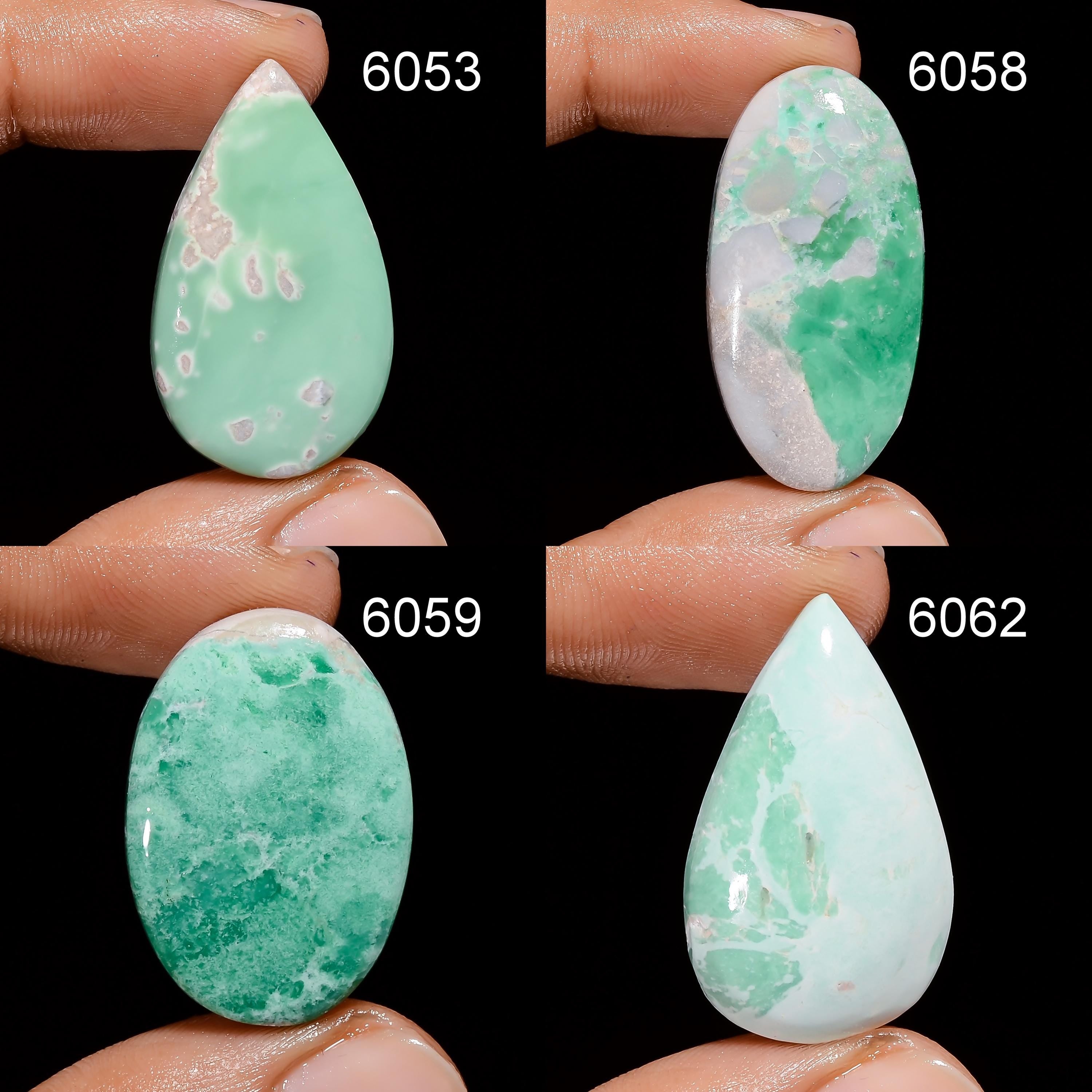 Green Variscite Gemstone Cabochon: AAA Quality Designer Crystal - image 6