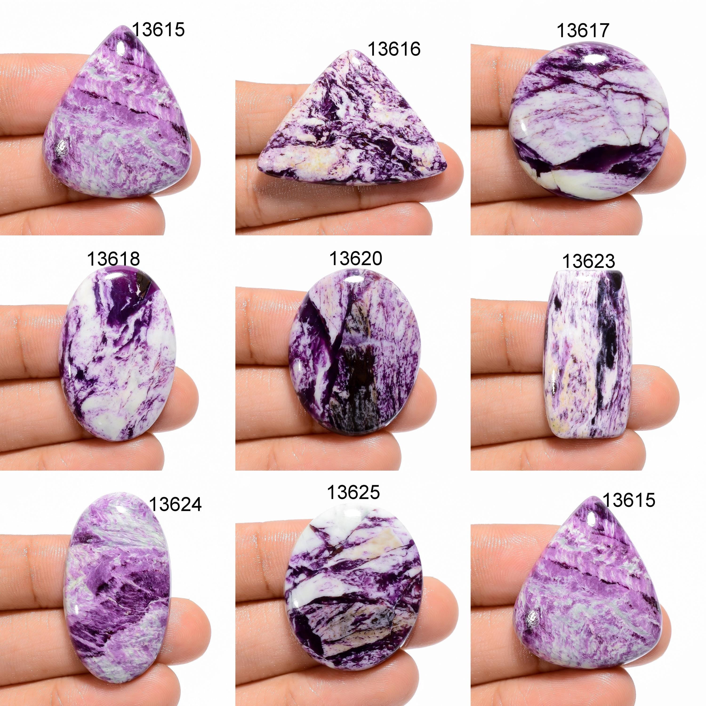 AAA Kemmererite Gemstone Cabochon, Mix Shape, Jewelry Making - image 2