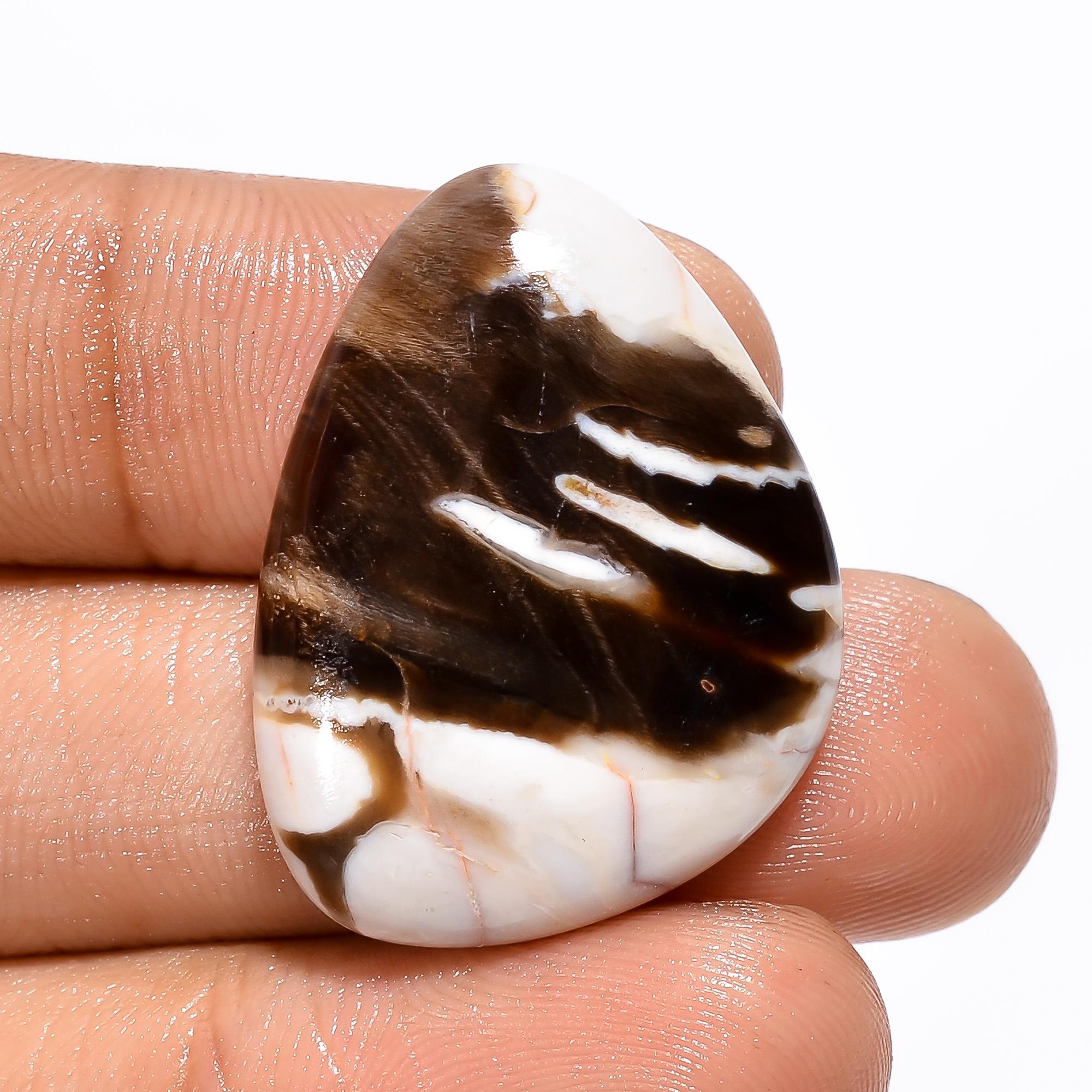 Natural Peanut Wood Jasper Cabochon, Mix Shape Gemstone Pendant - image 5